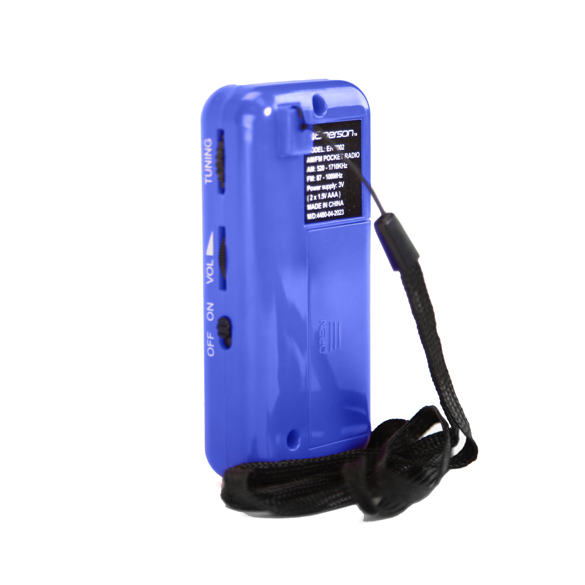 Portable AM/FM Radio with Earbuds