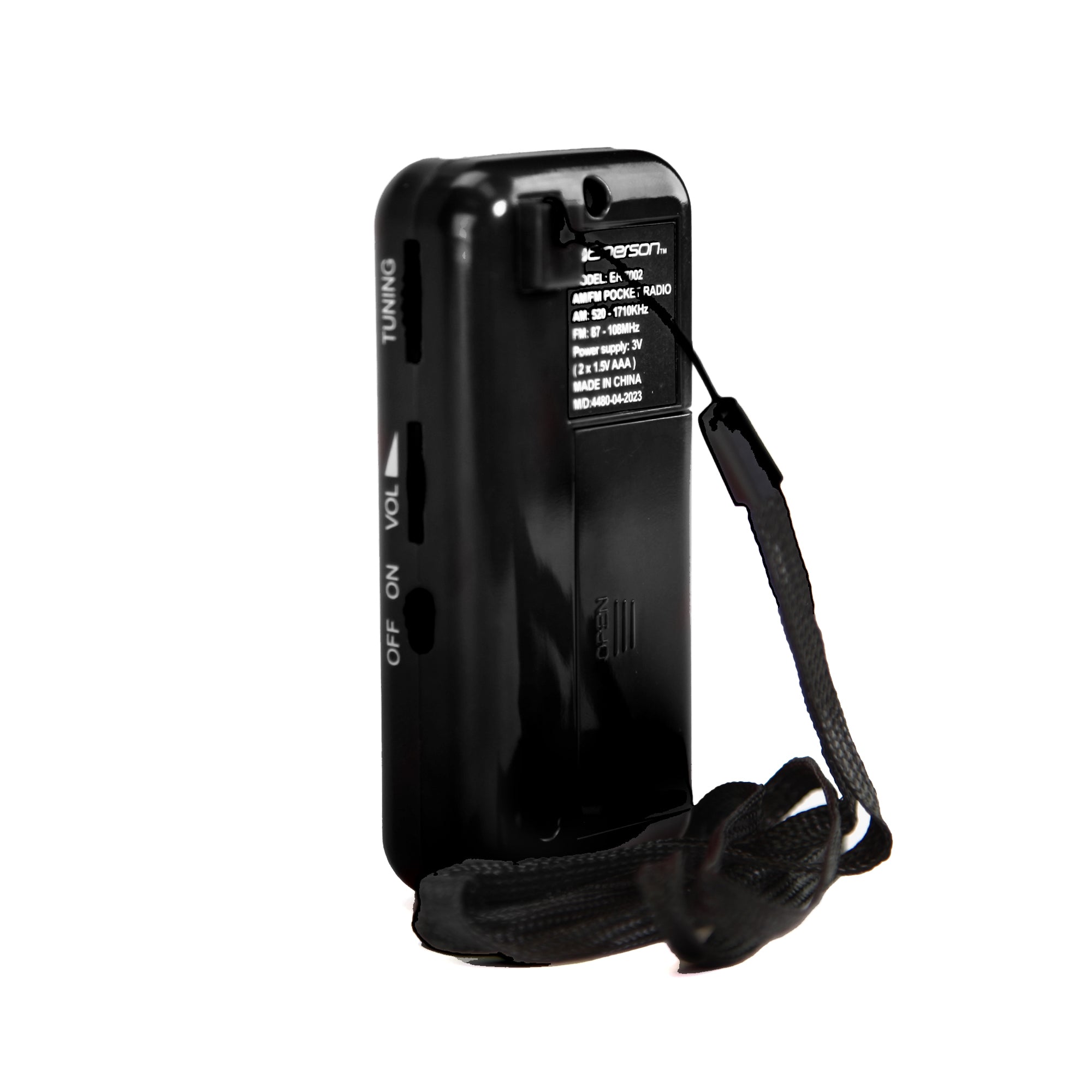 Portable AM/FM Radio with Earbuds