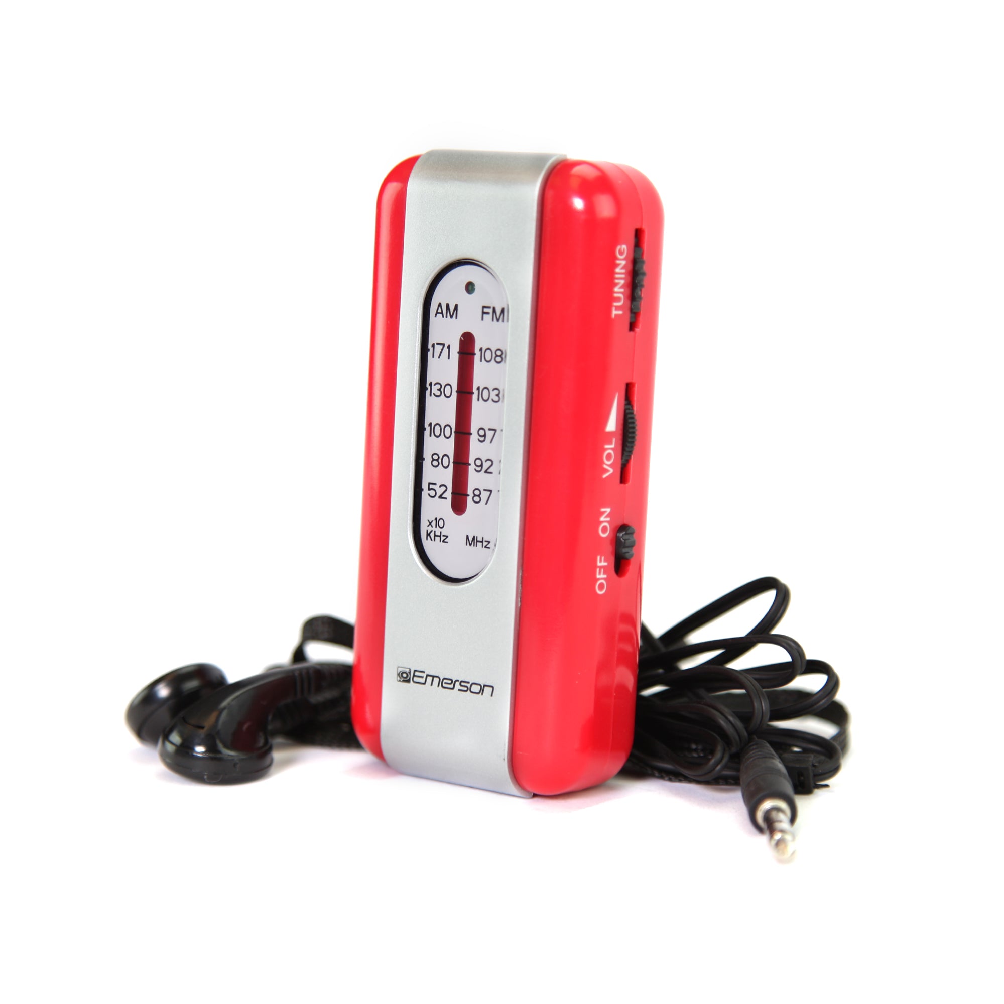 Portable AM/FM Radio with Earbuds