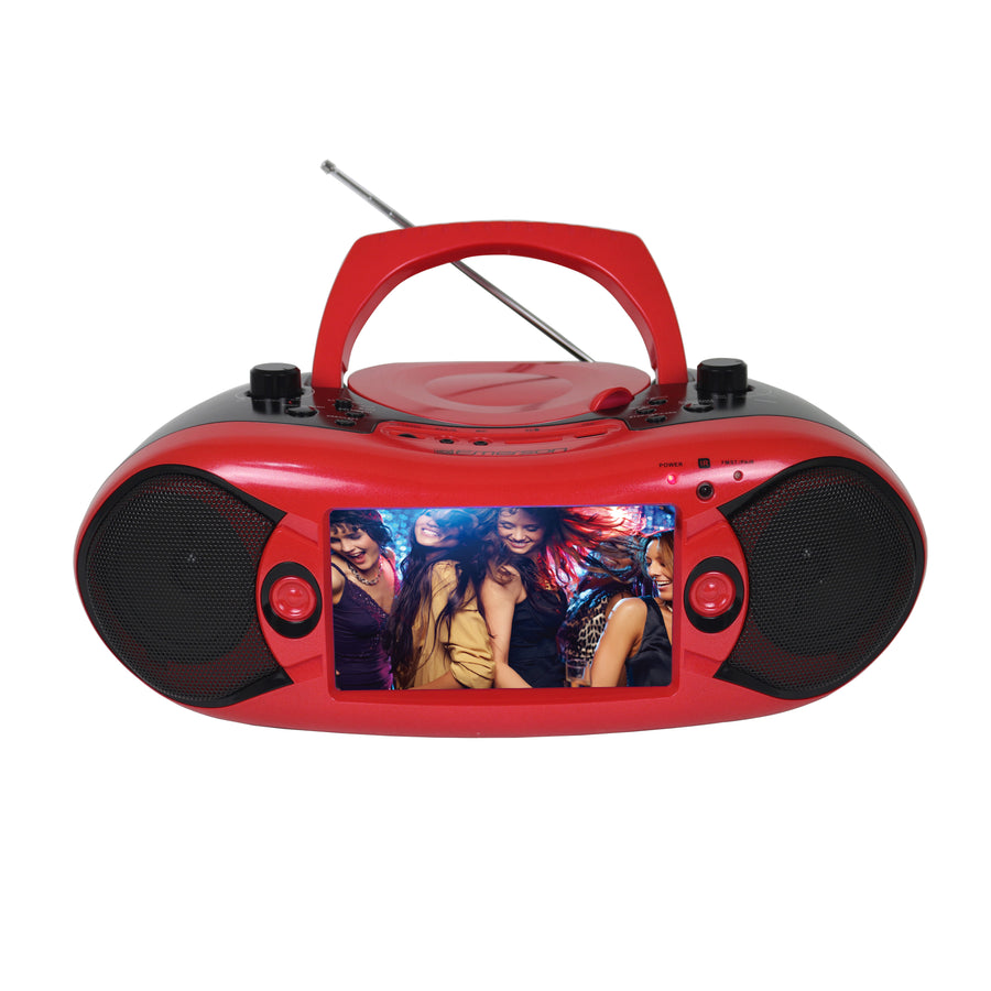 Digitech Boom Box 7”Bluetooth® DVD Boombox with AM/FM Radio & Digital TV – EMERSONAUDIO