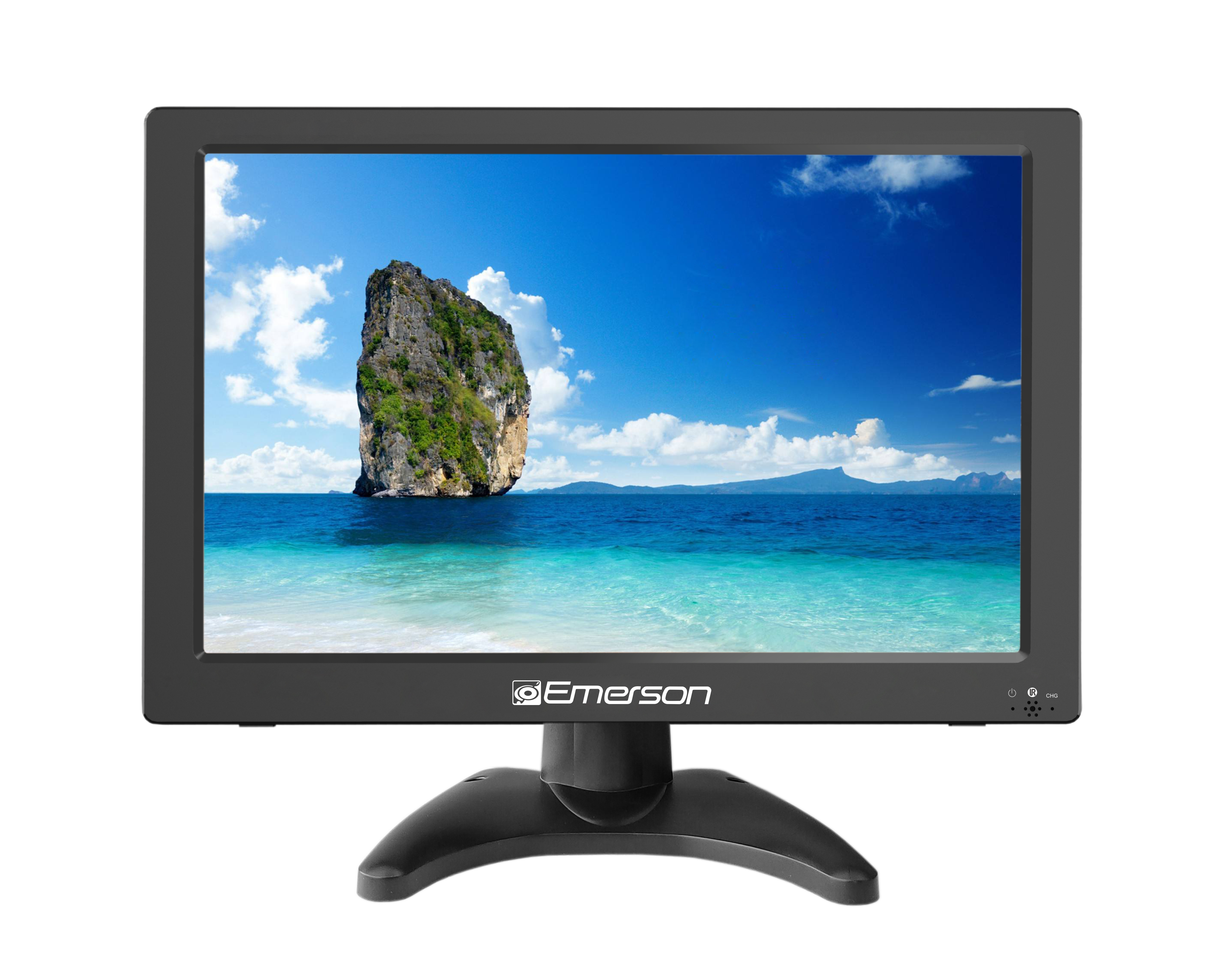 Portable 13.3" Digital TV with Built-in Rechargeable Battery and DC Car Adapter