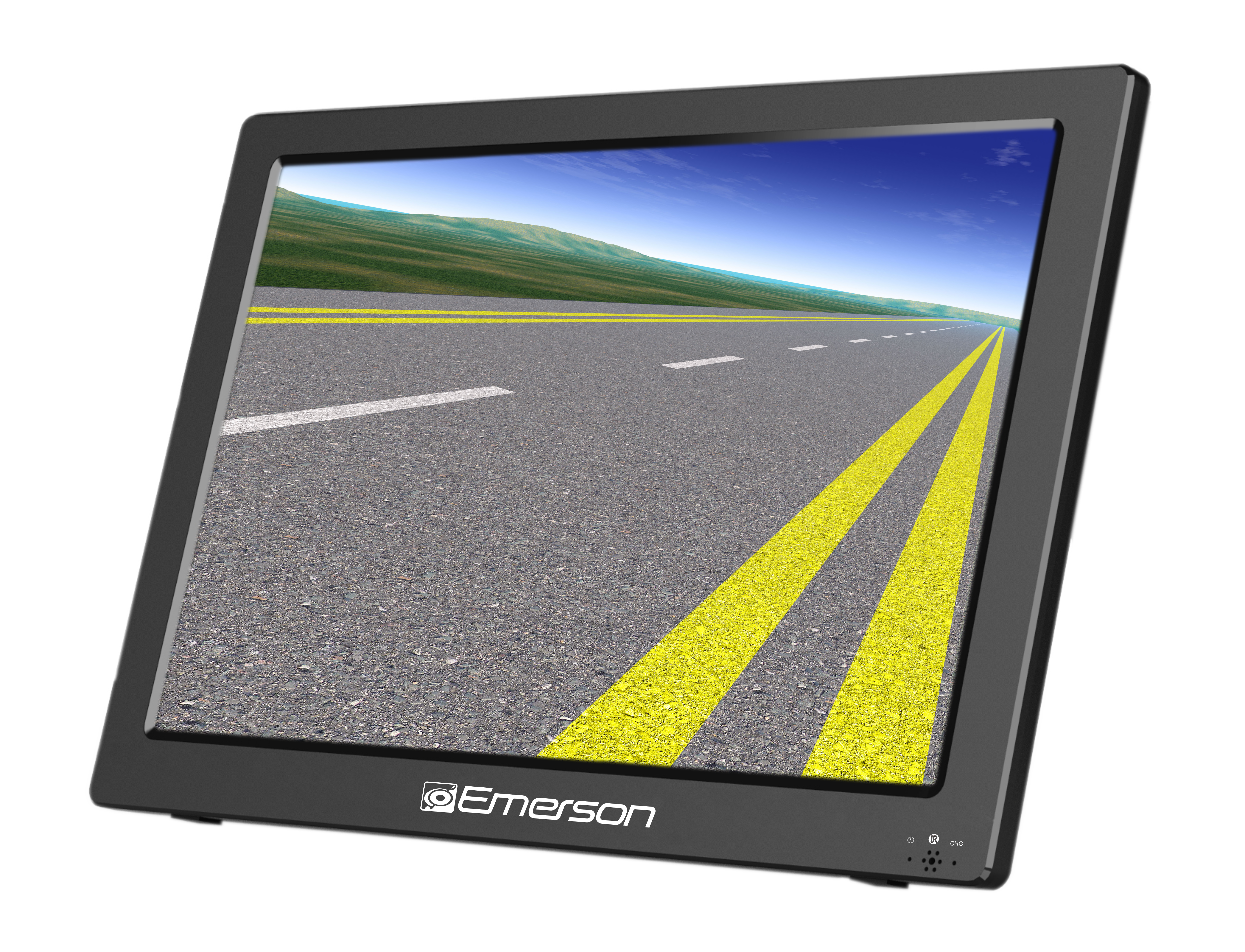 Portable 13.3" Digital TV with Built-in Rechargeable Battery and DC Car Adapter