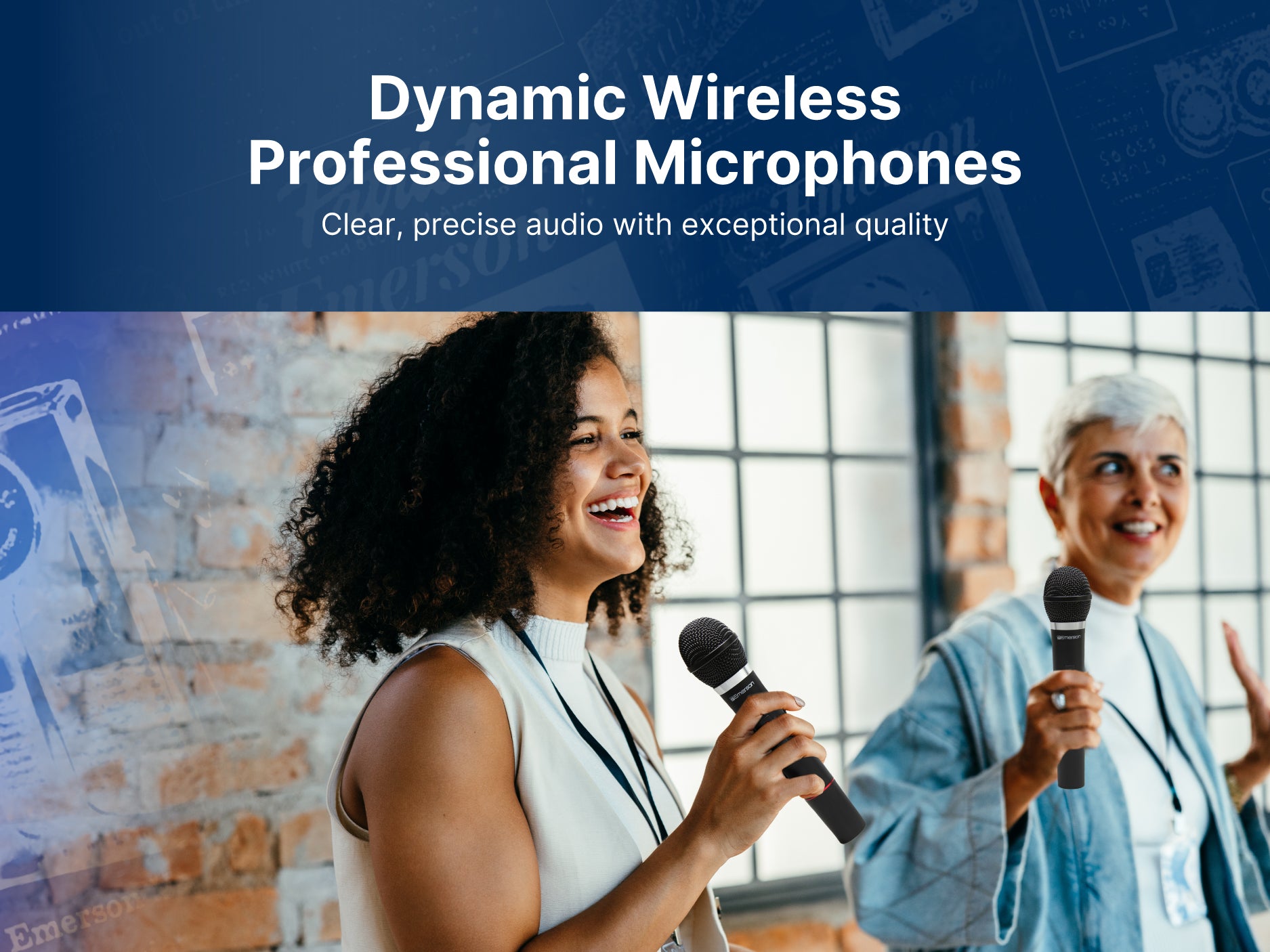 Professional Dual Wireless Microphone