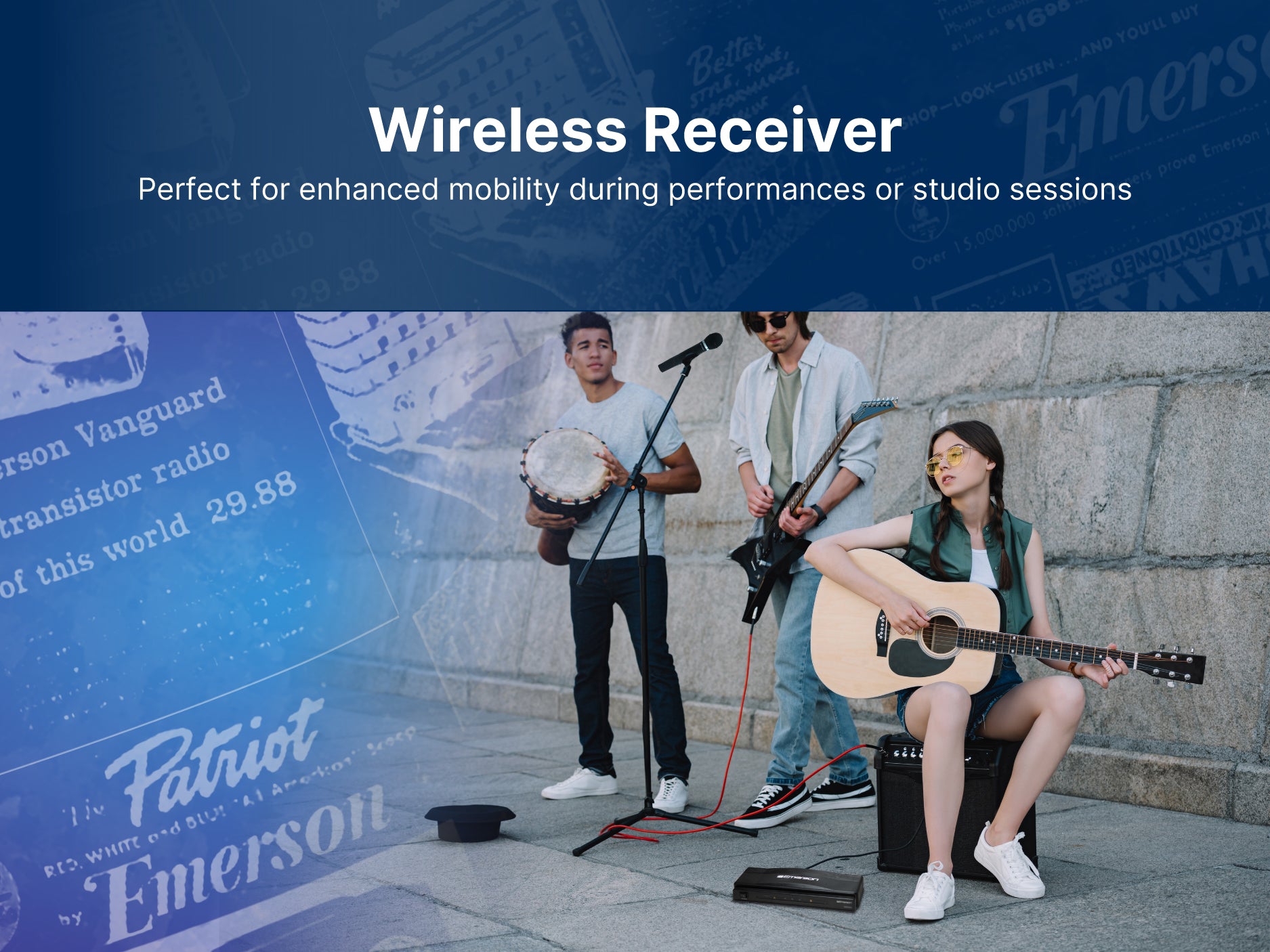 Professional Dual Wireless Microphone