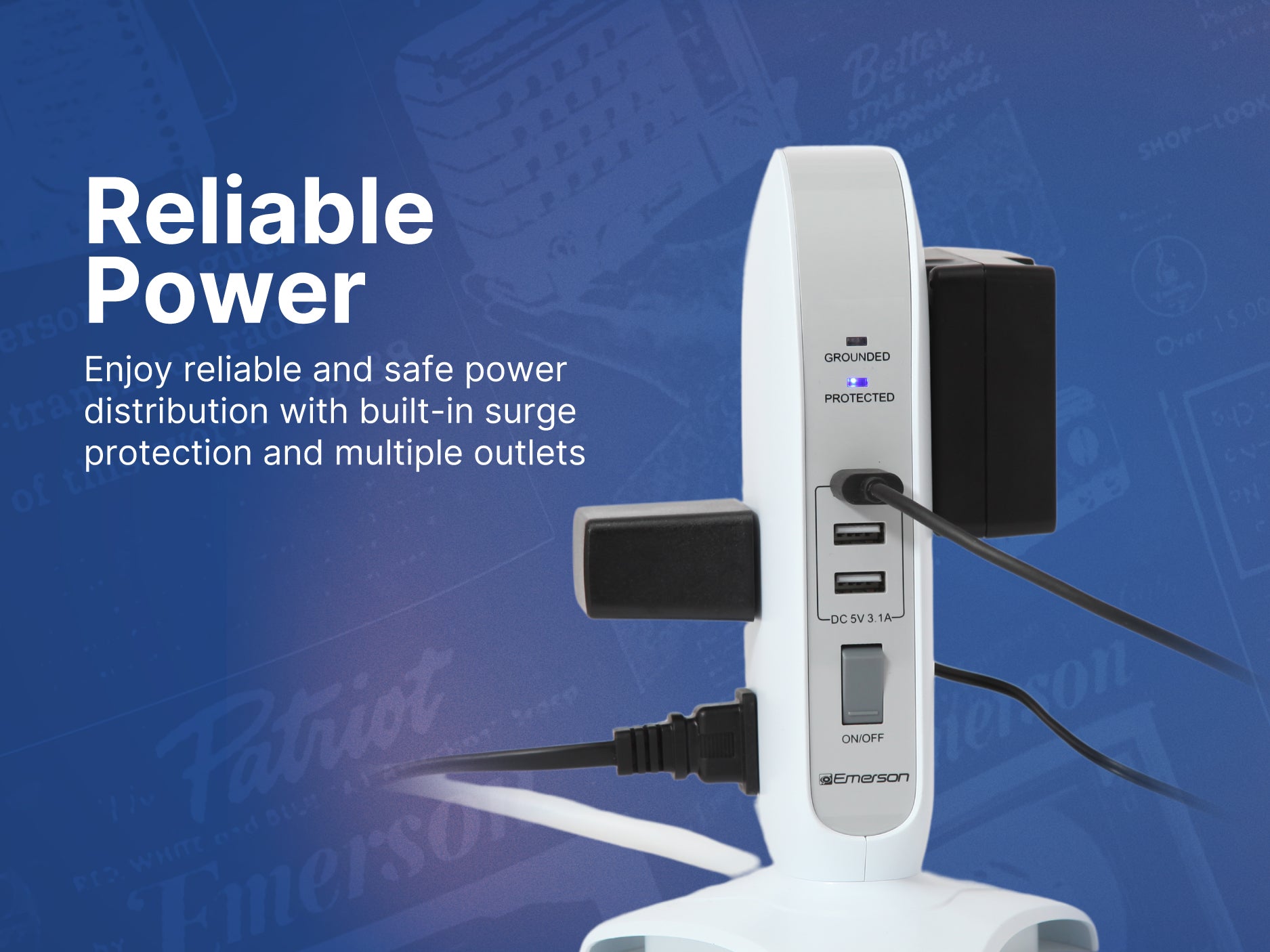 Multi-Outlet Tower Charging System