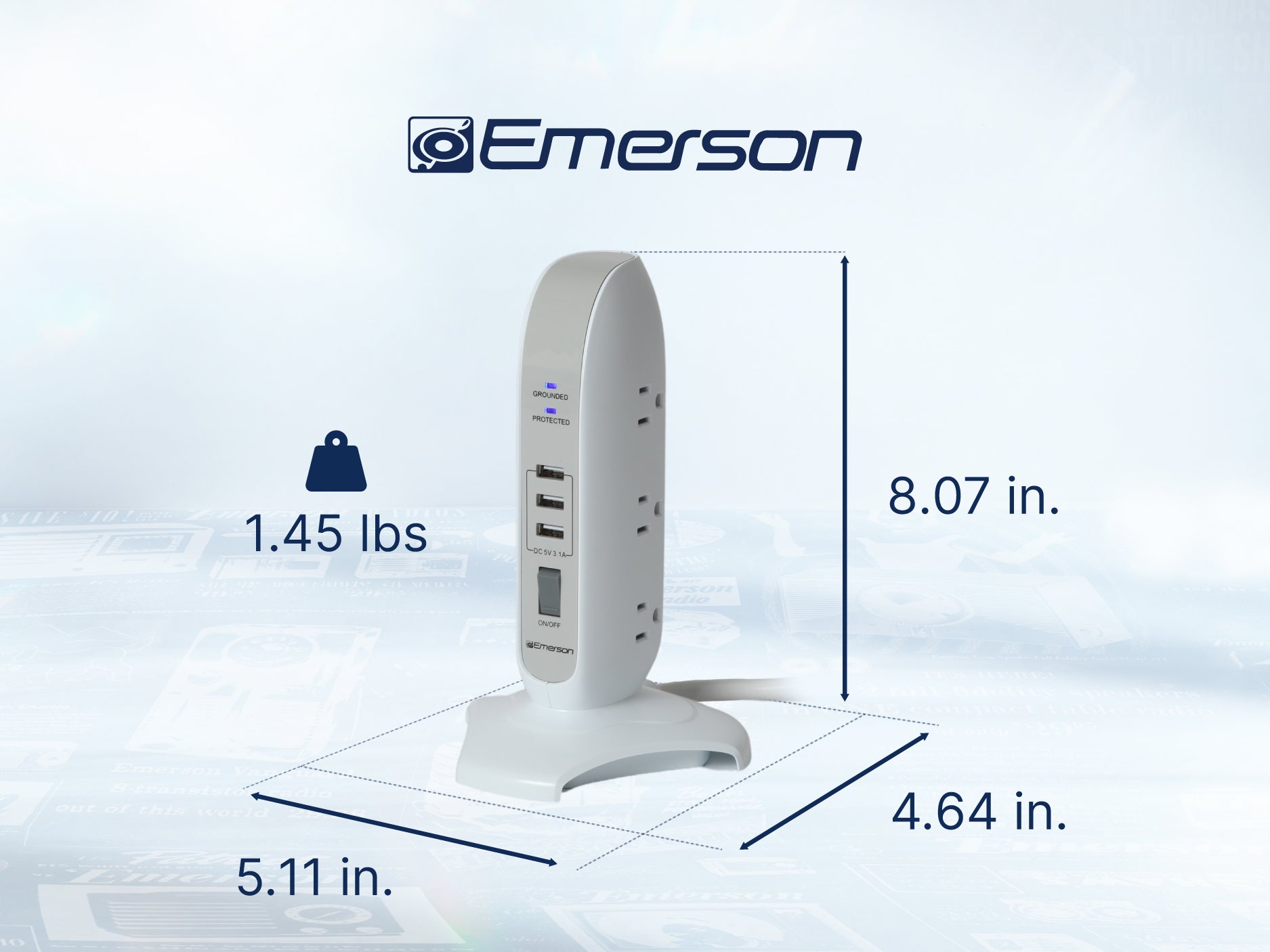 Multi-Outlet Tower Charging System