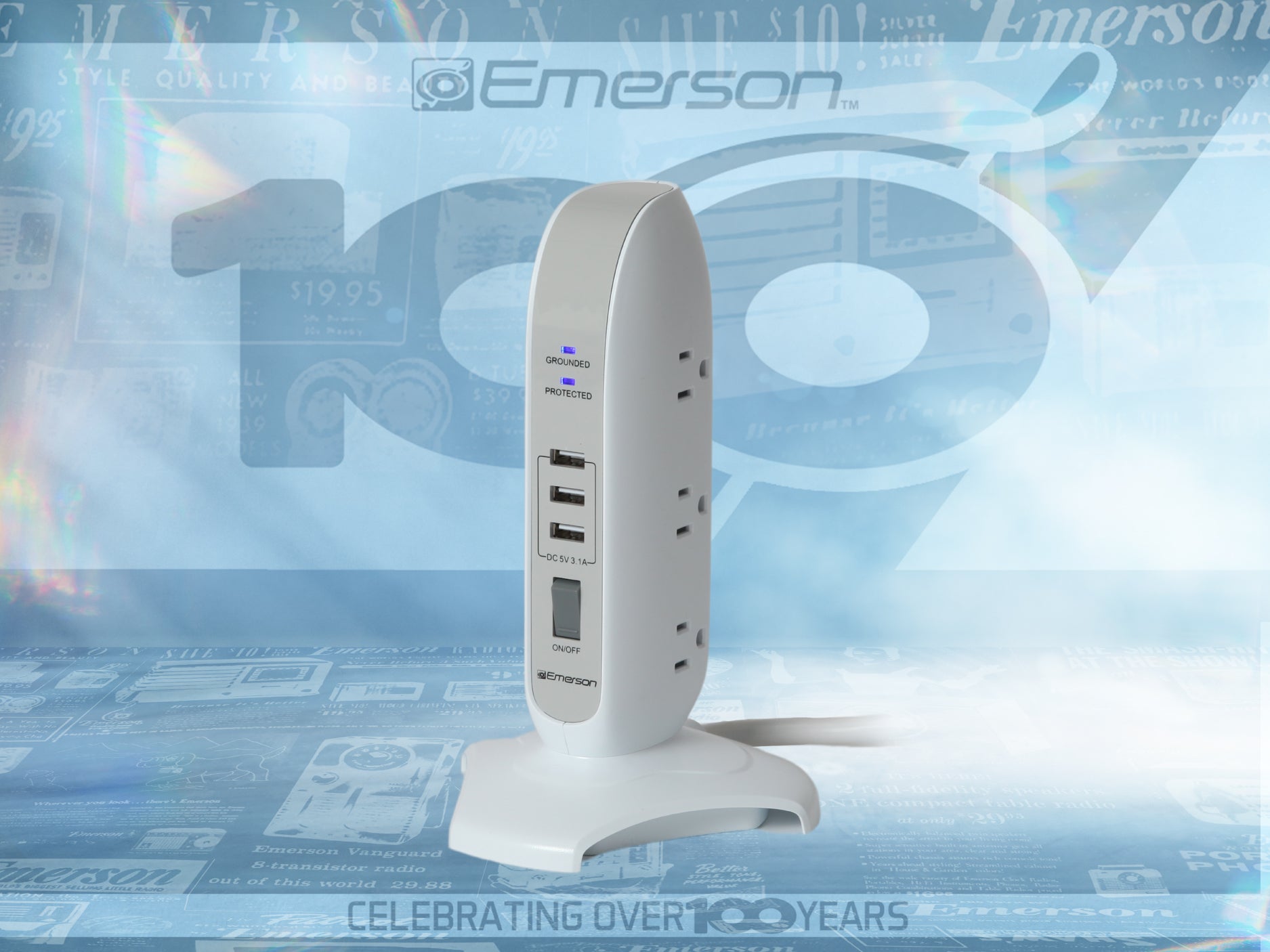 Multi-Outlet Tower Charging System