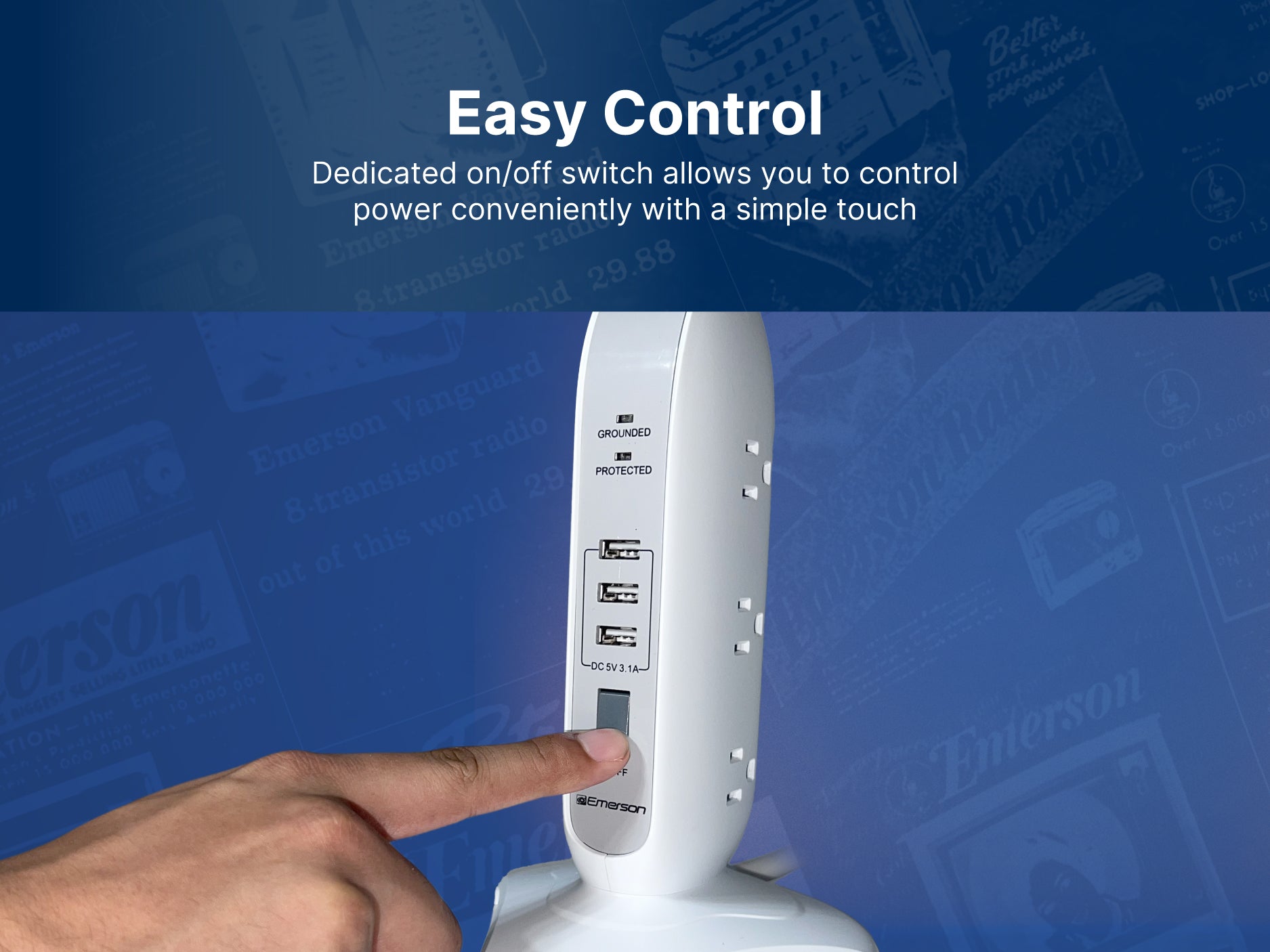 Multi-Outlet Tower Charging System
