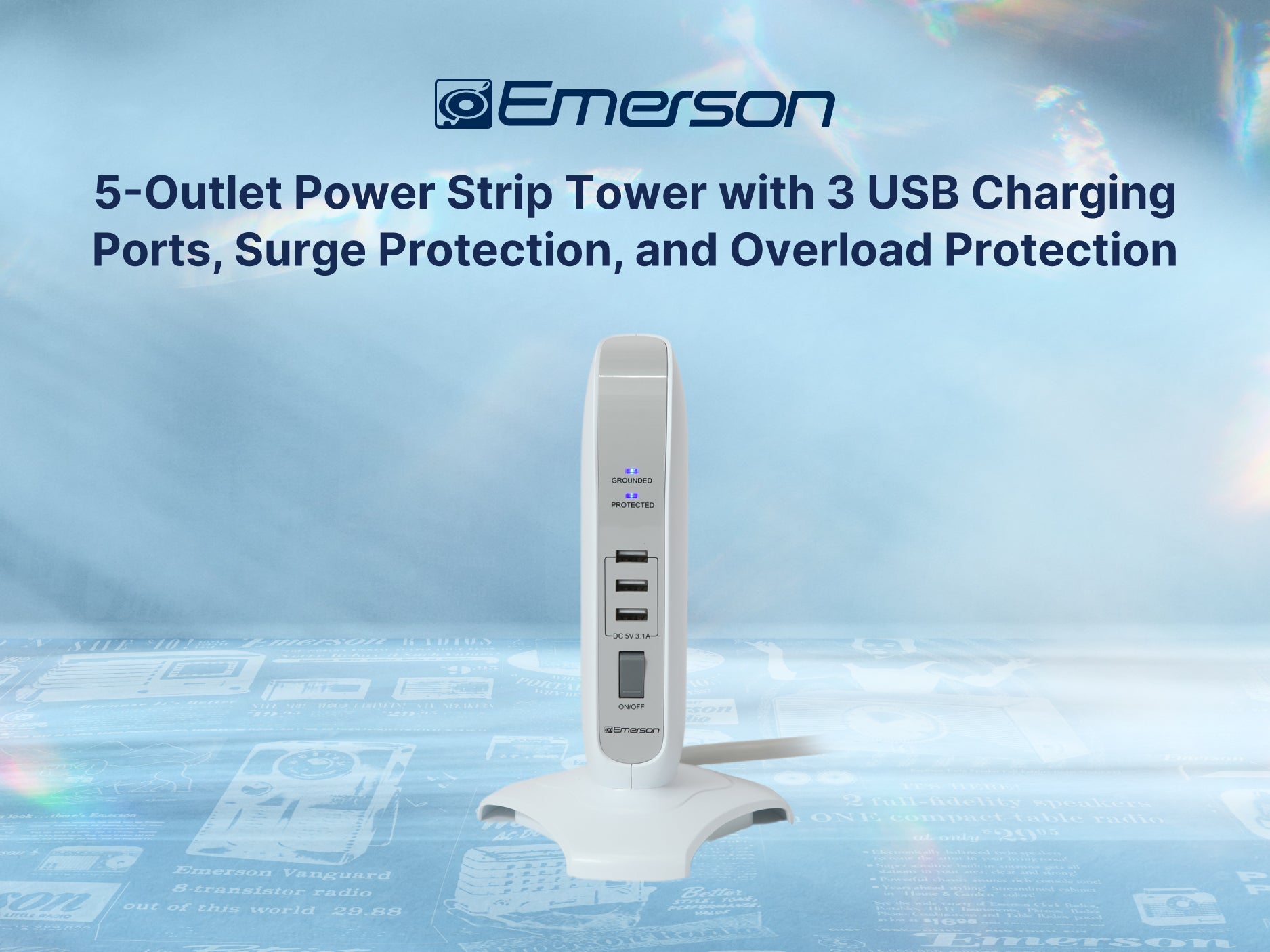 Multi-Outlet Tower Charging System