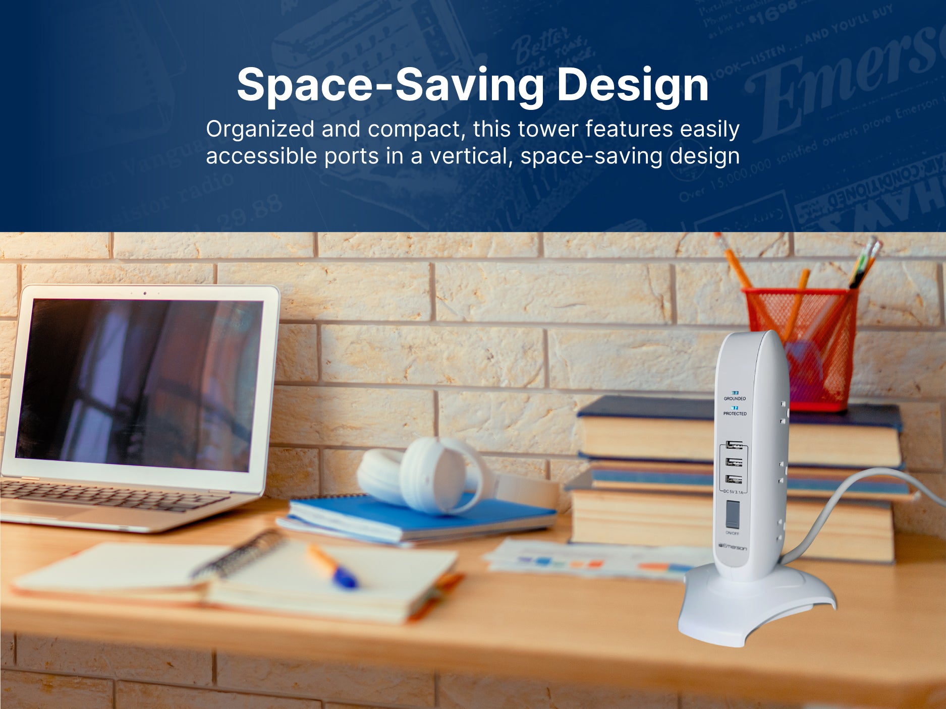 Multi-Outlet Tower Charging System