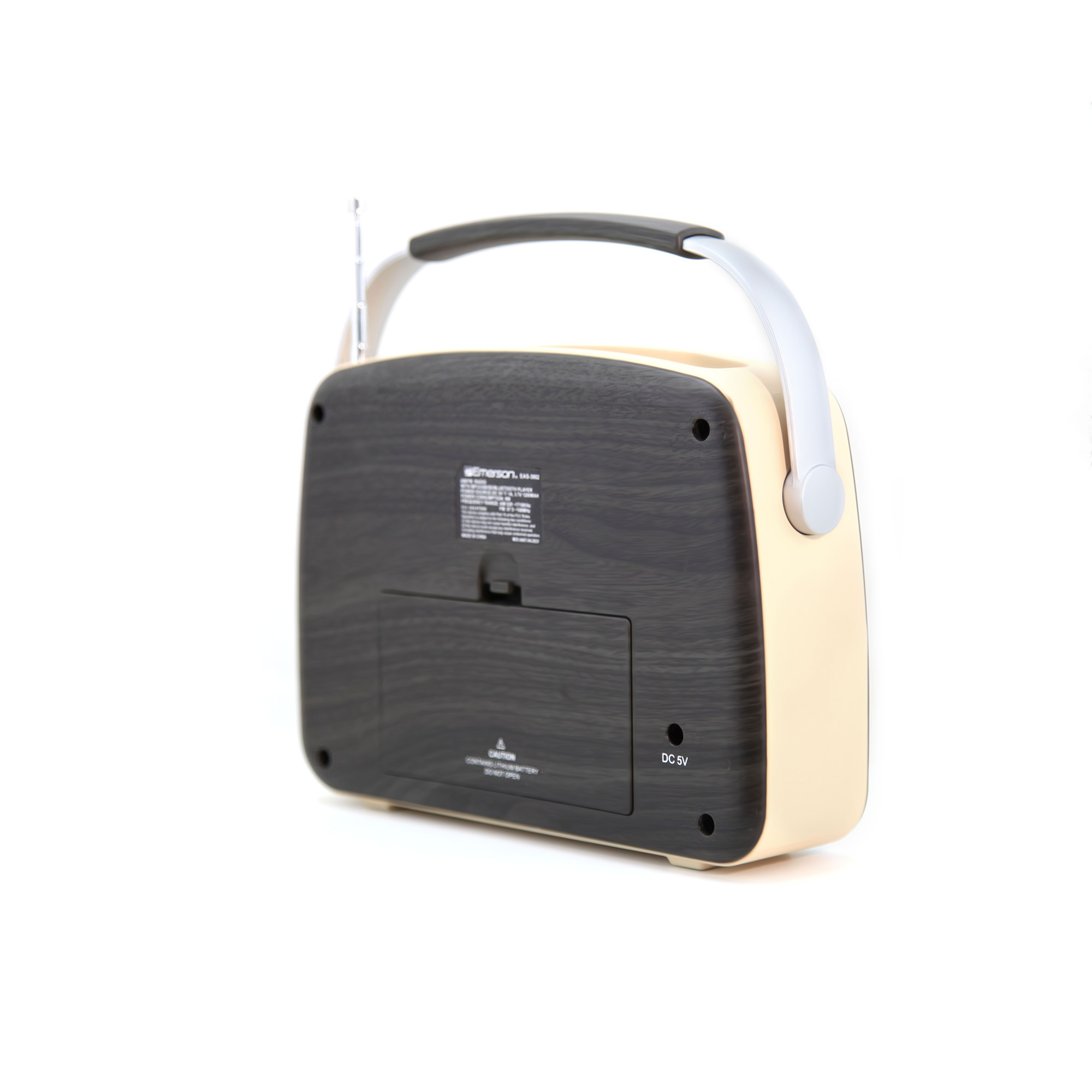Portable Bluetooth® Retro Radio with Built-in Rechargeable Battery