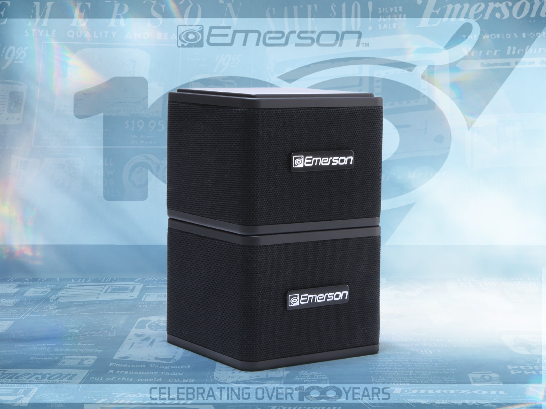 Wireless Instant Connect Sound Blox® Magnetic Stackable Speakers