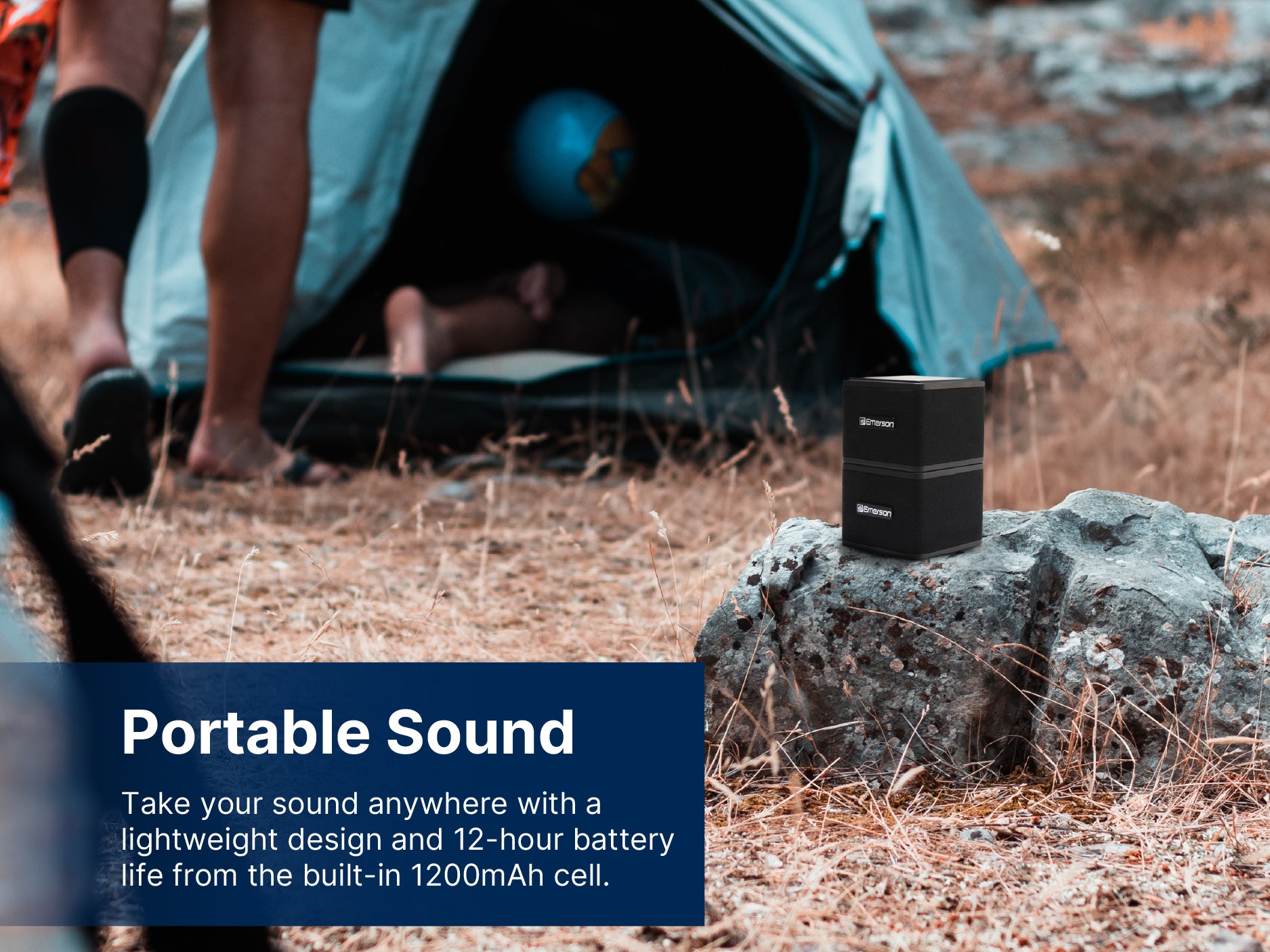 Wireless Instant Connect Sound Blox<sup>®</sup> Wireless Magnetic Stackable Speakers