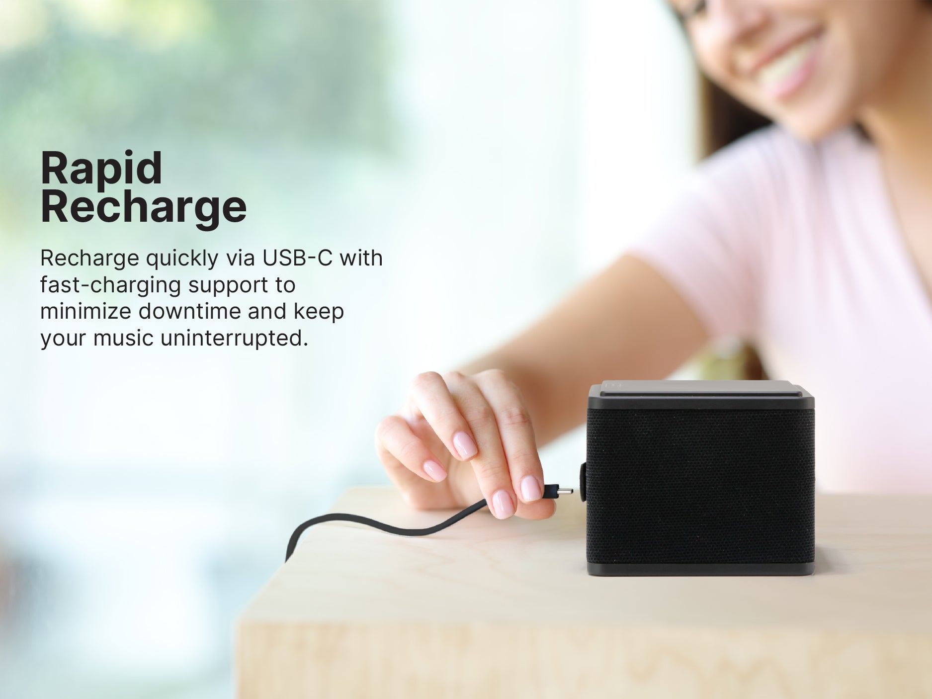 Wireless Instant Connect Sound Blox® Magnetic Stackable Speakers