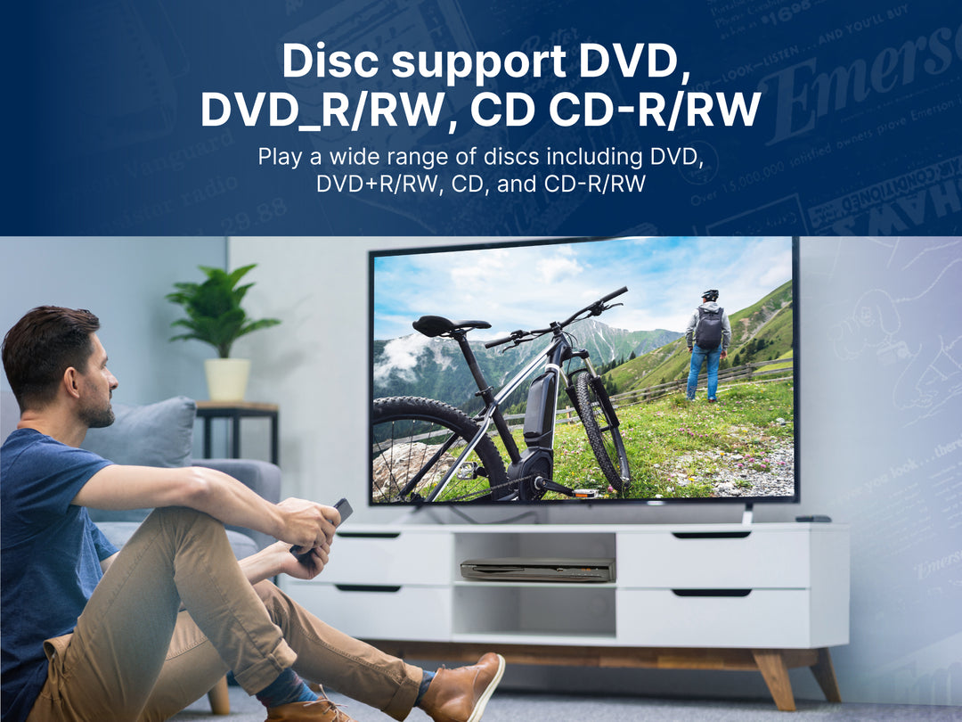 DVD Player with HD Upconversion – EMERSONAUDIO