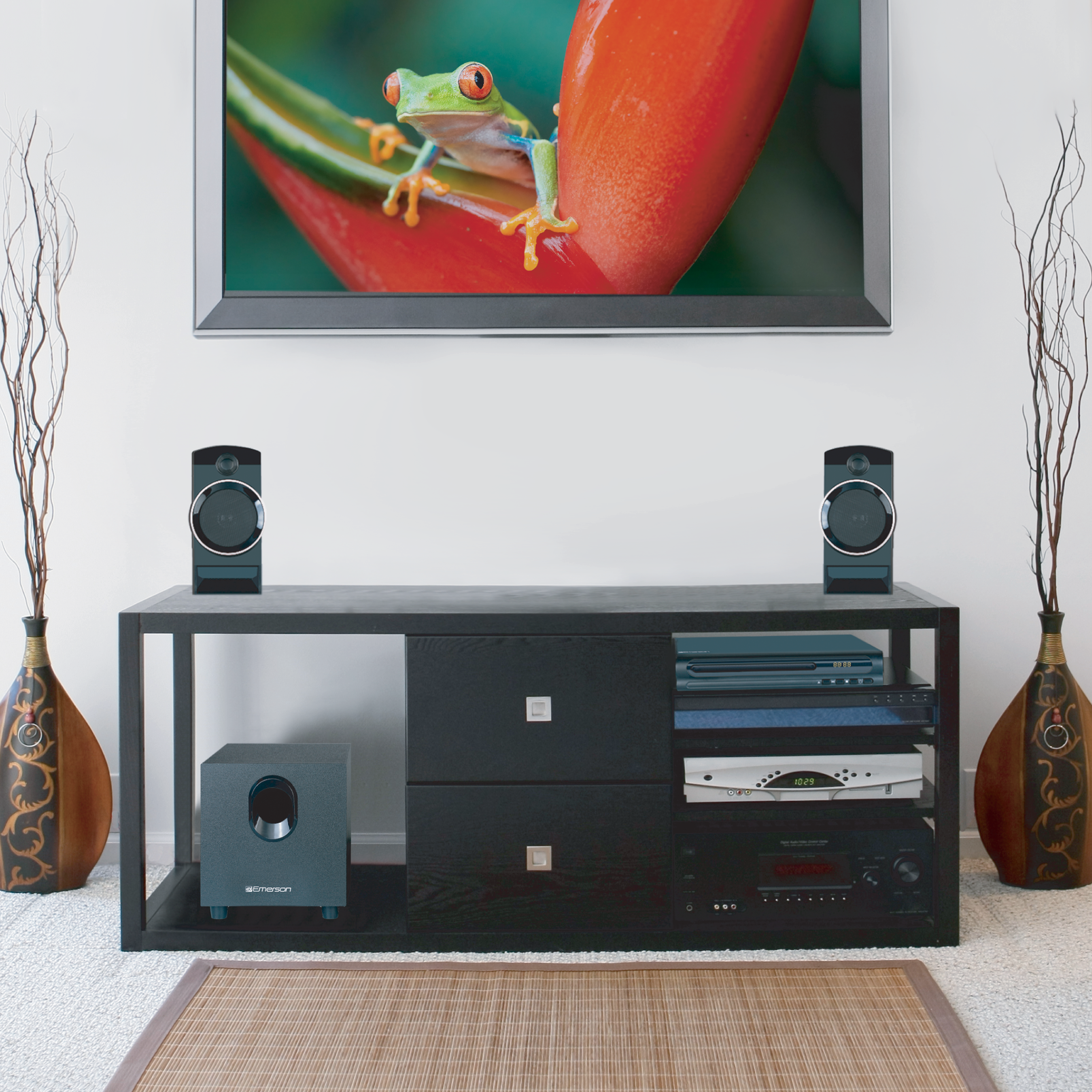 2.1 Channel Home Theater DVD Player with Speaker Surround Sound System