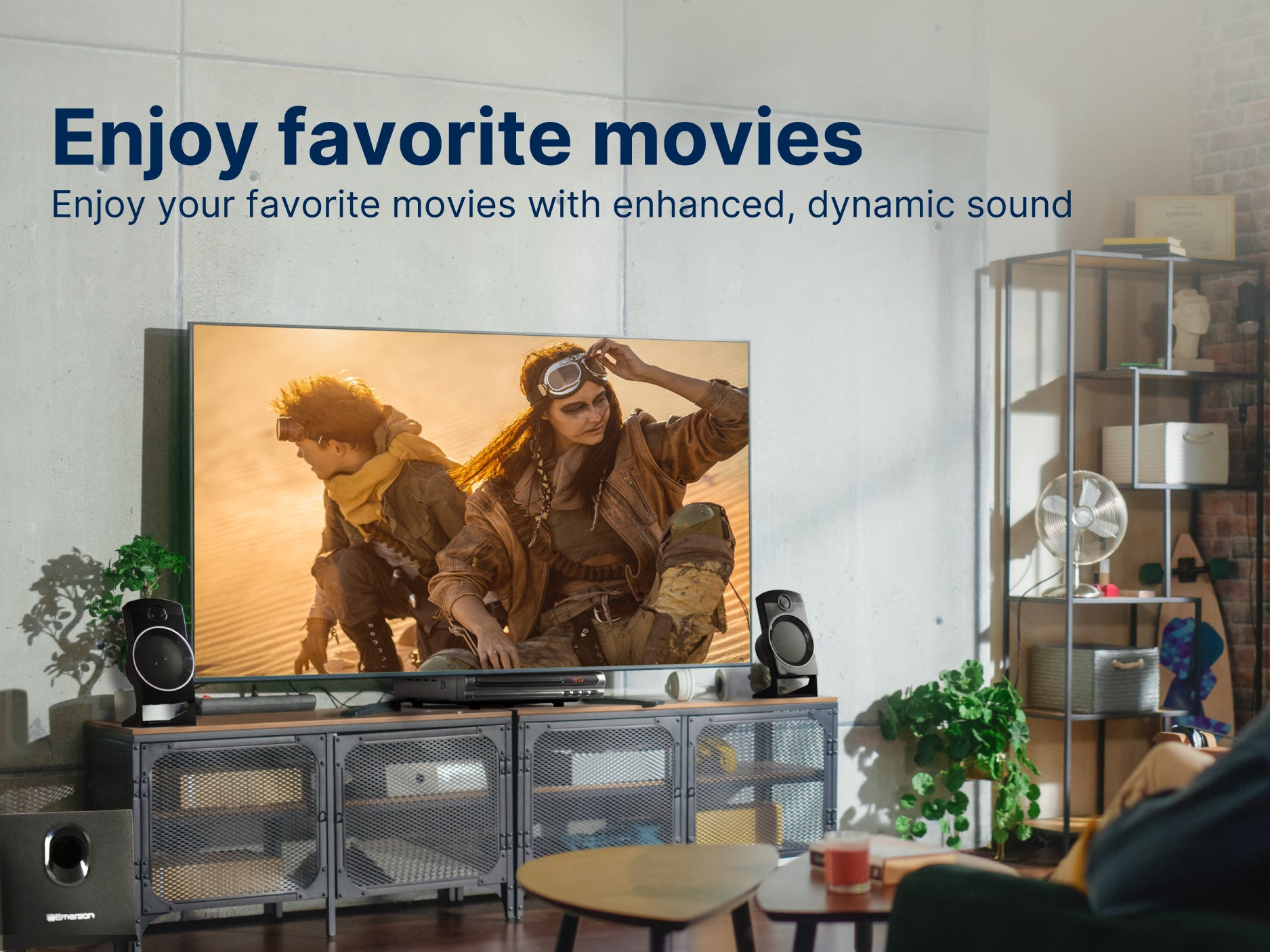 2.1 Channel Home Theater DVD Player with Speaker Surround Sound System