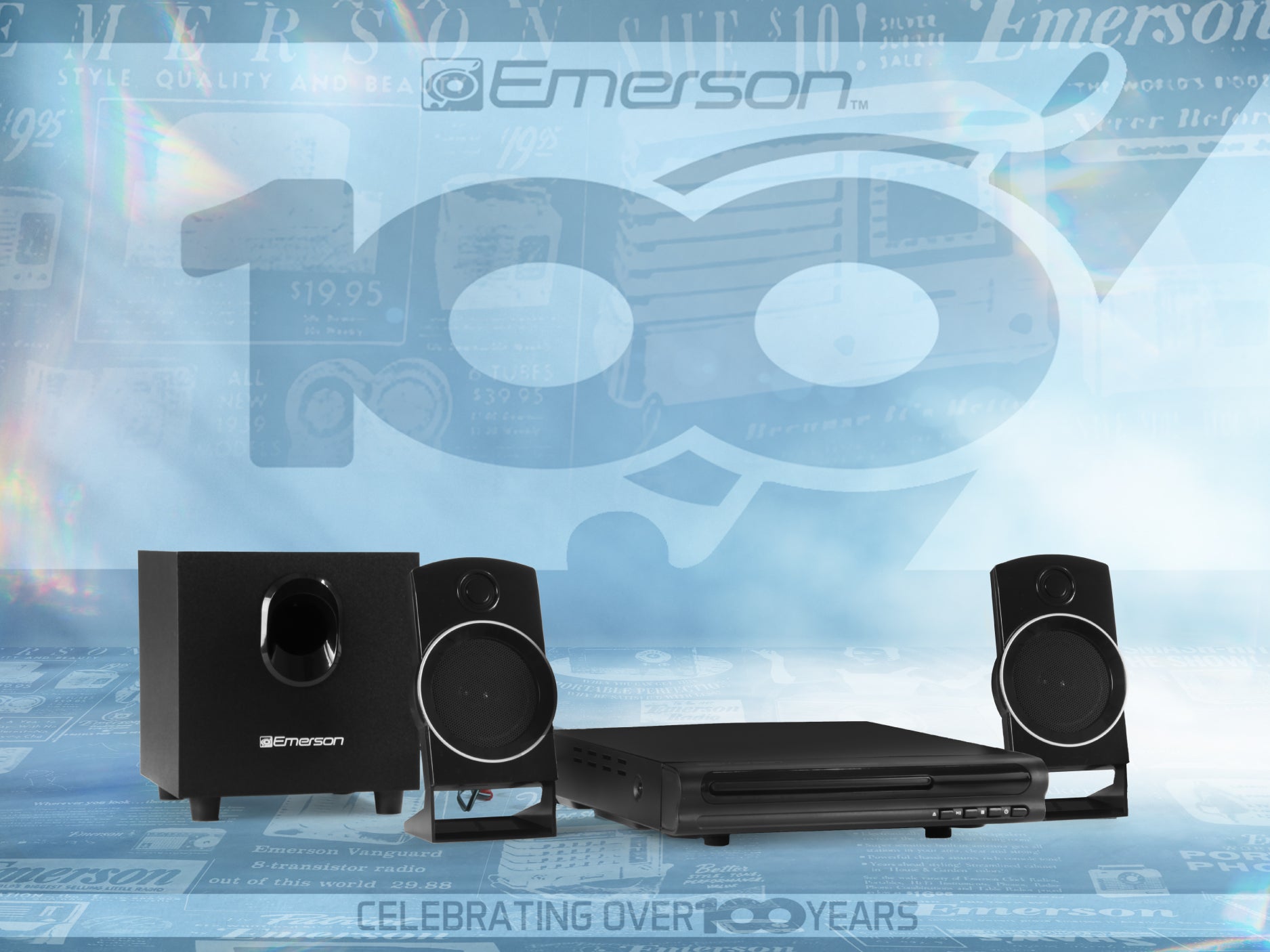 2.1 Channel Home Theater DVD Player with Speaker Surround Sound System