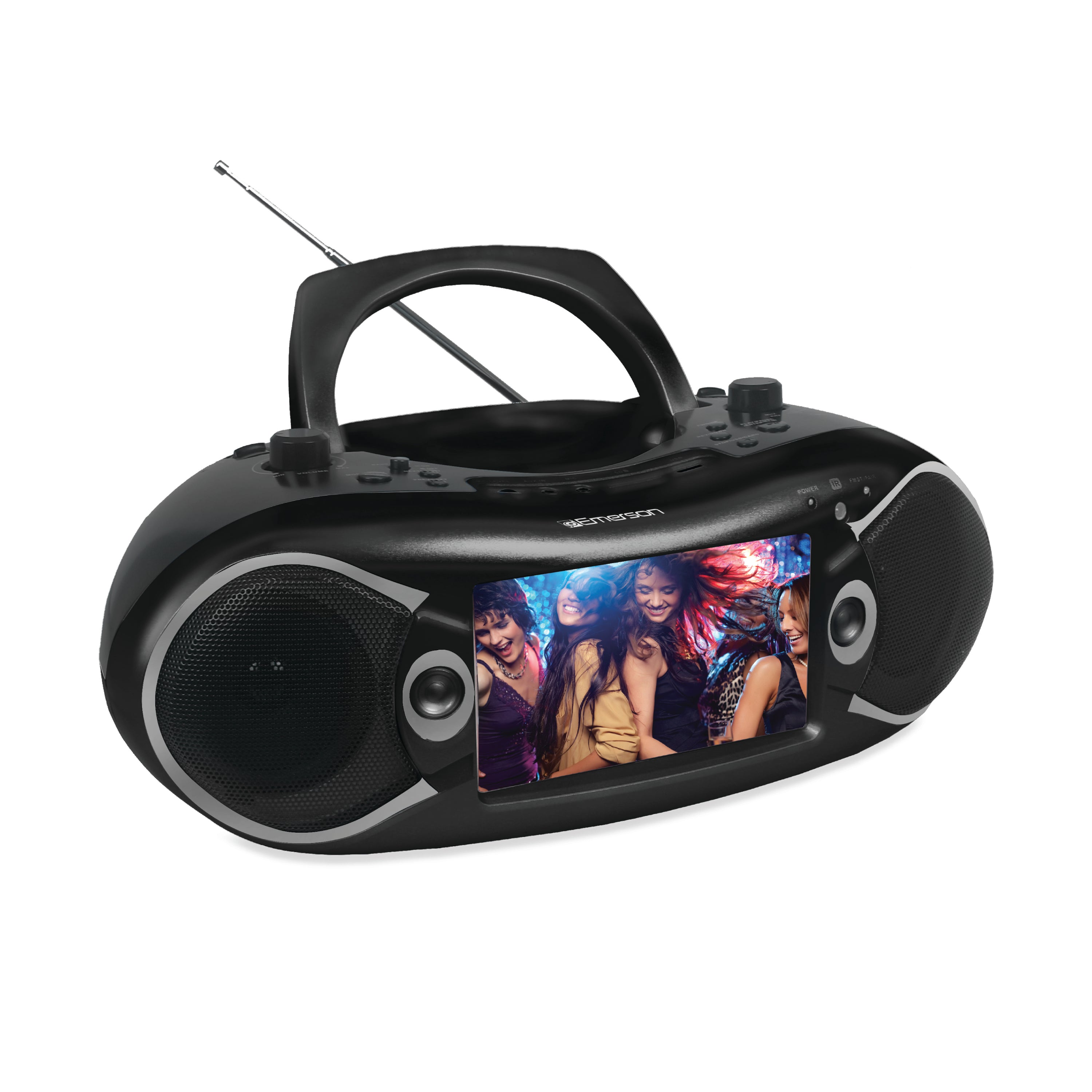 7” Bluetooth® DVD Boombox
with AM/FM Radio & Stereo Speakers