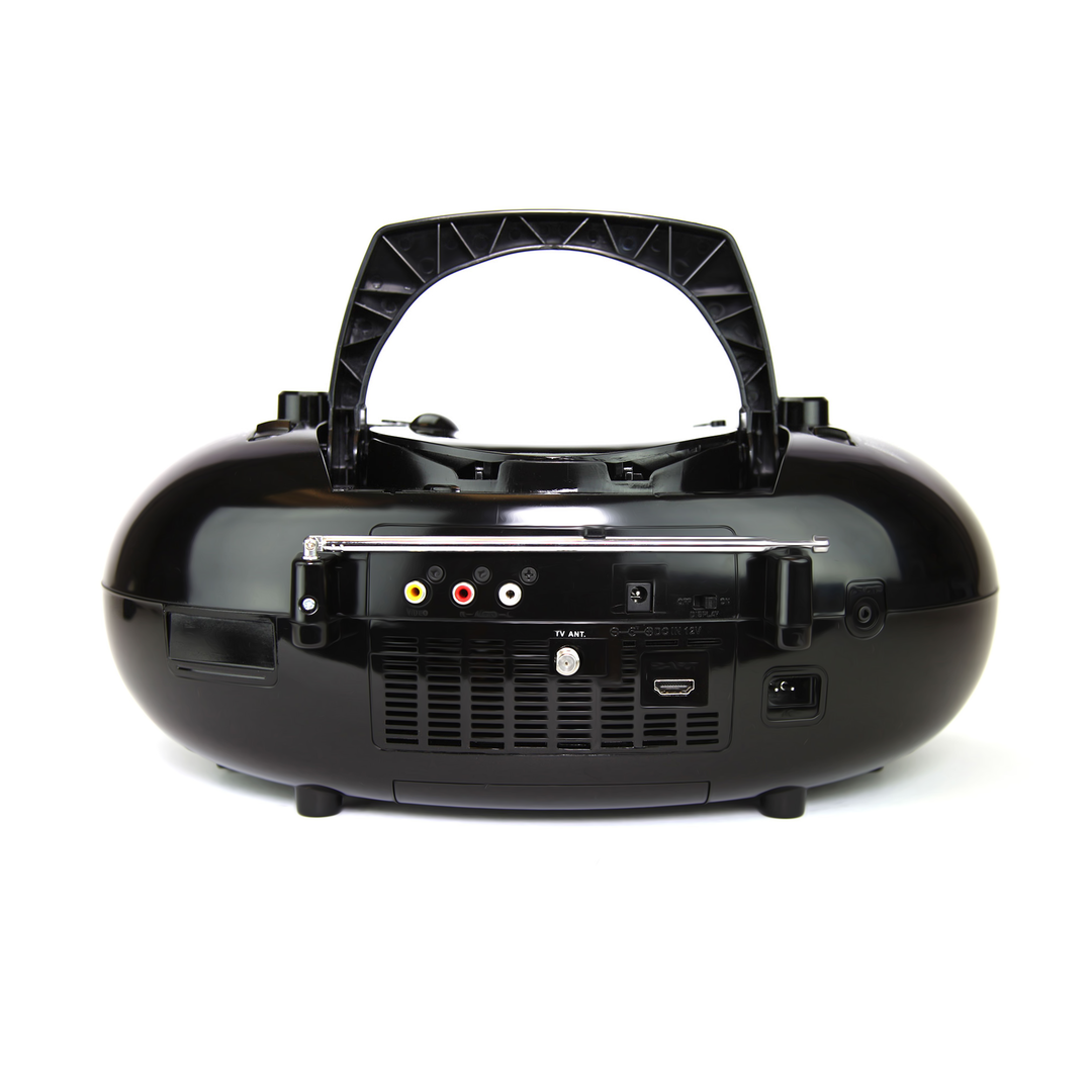 Digitech Boom Box 7”Bluetooth® DVD Boombox with AM/FM Radio & Digital TV – EMERSONAUDIO