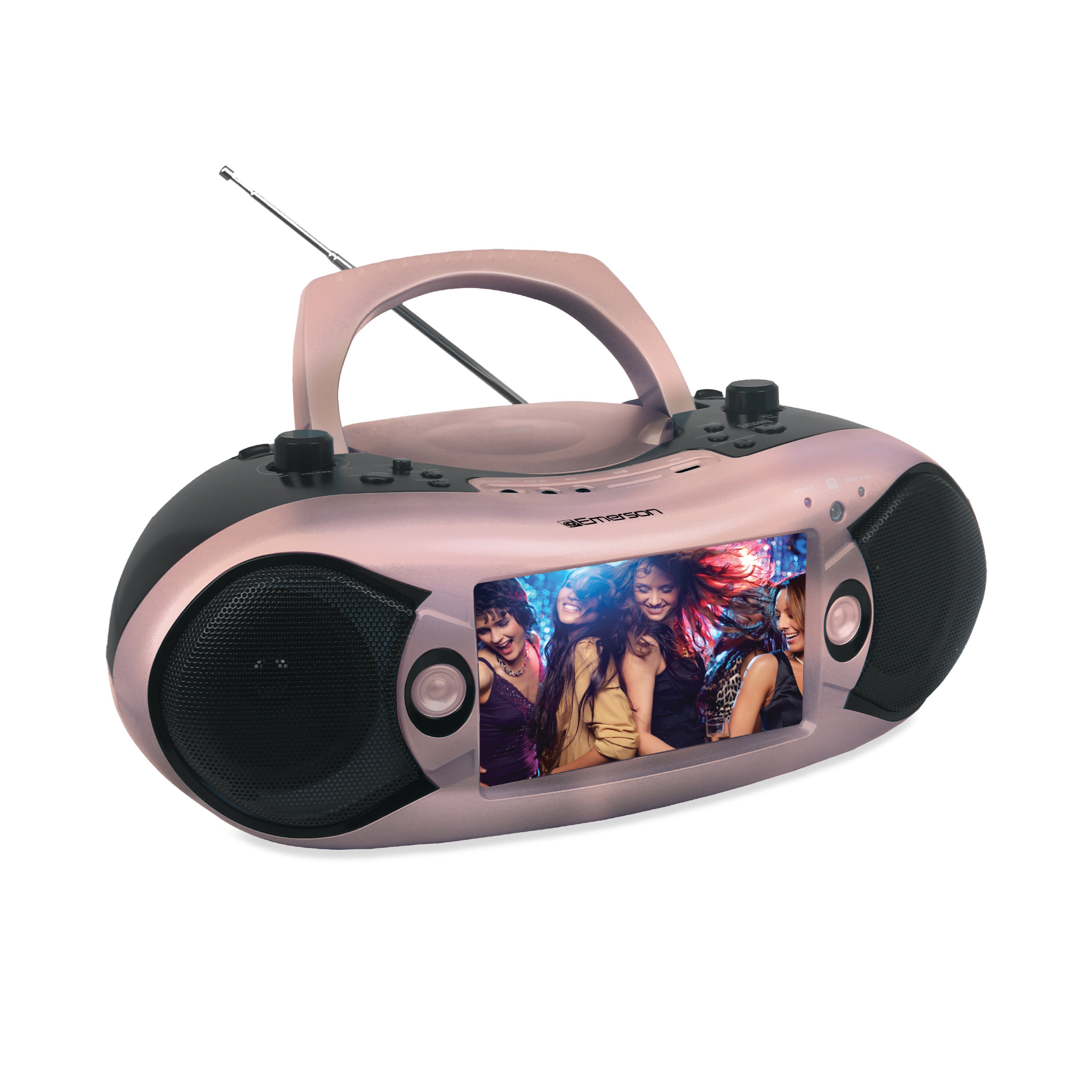 7” Bluetooth® DVD Boombox
with AM/FM Radio & Stereo Speakers