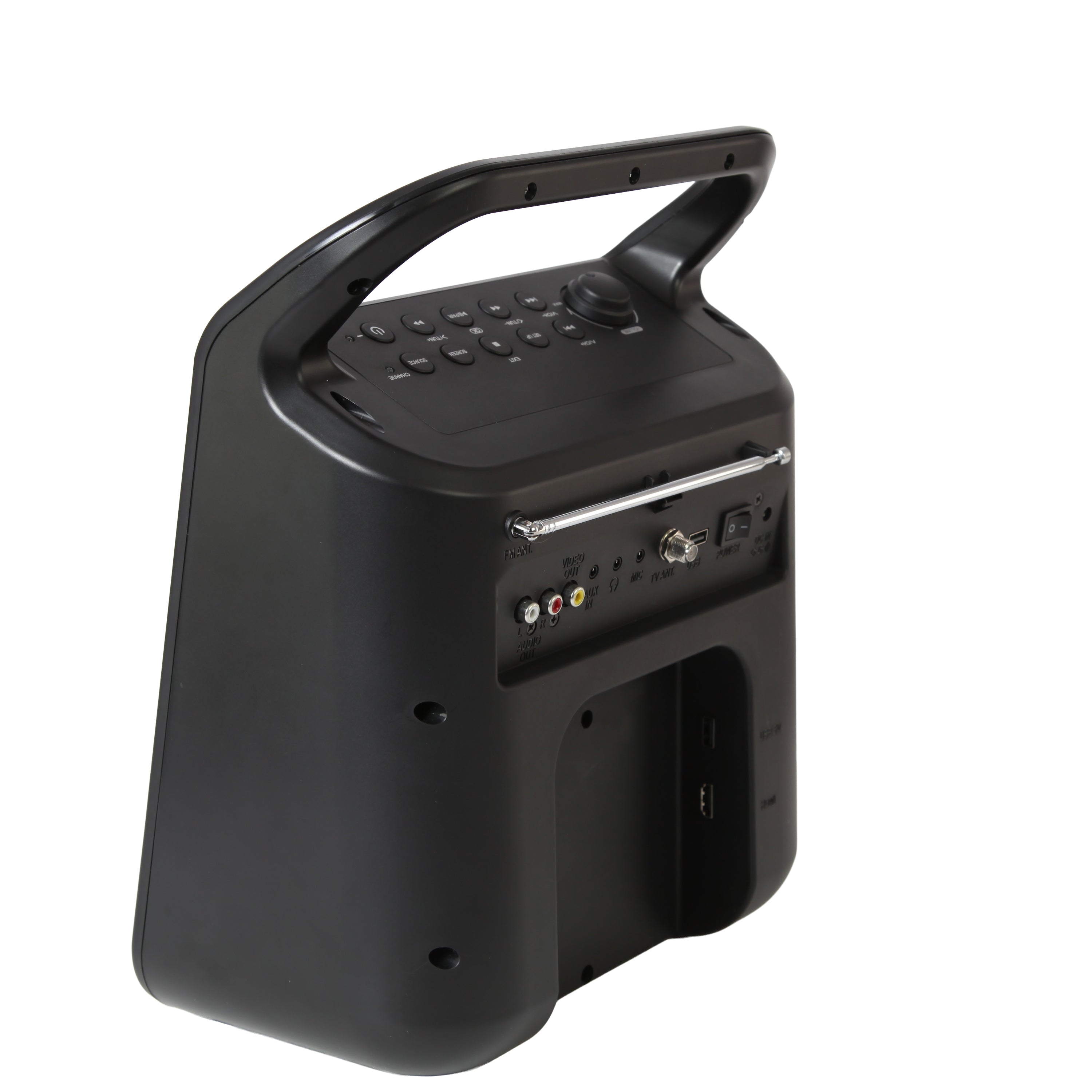 10" Portable TV & DVD Boombox System