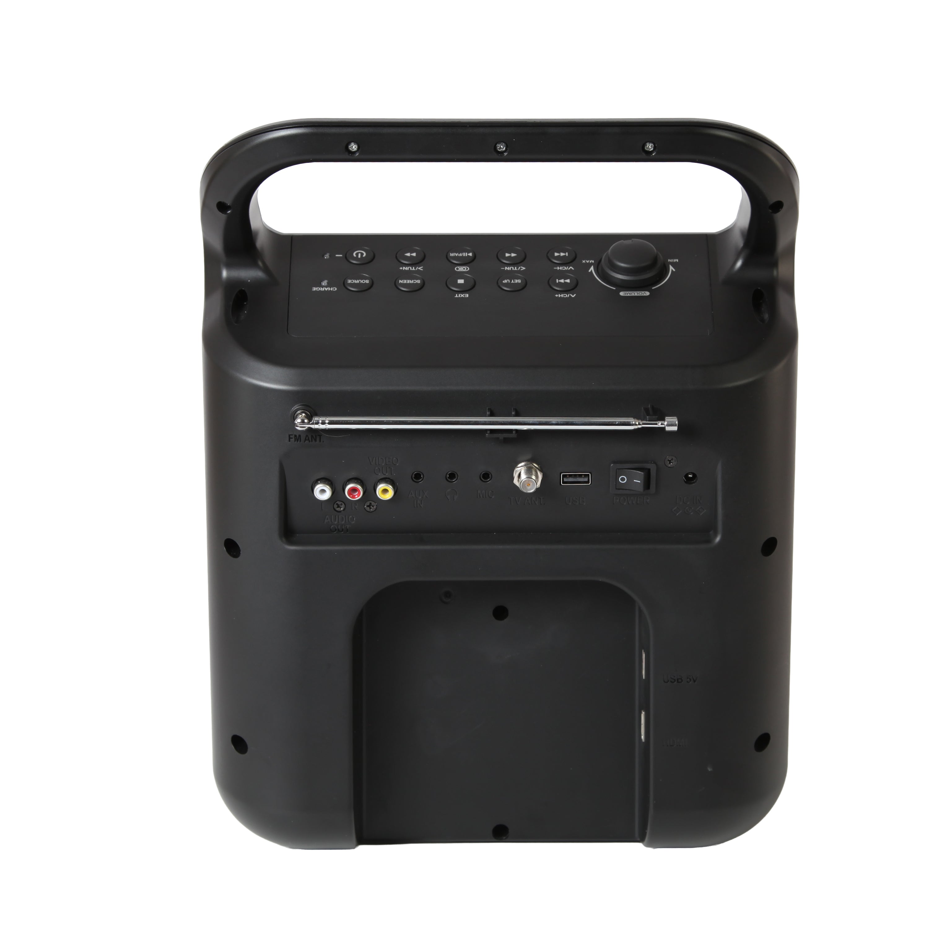 10" Portable TV & DVD Boombox System