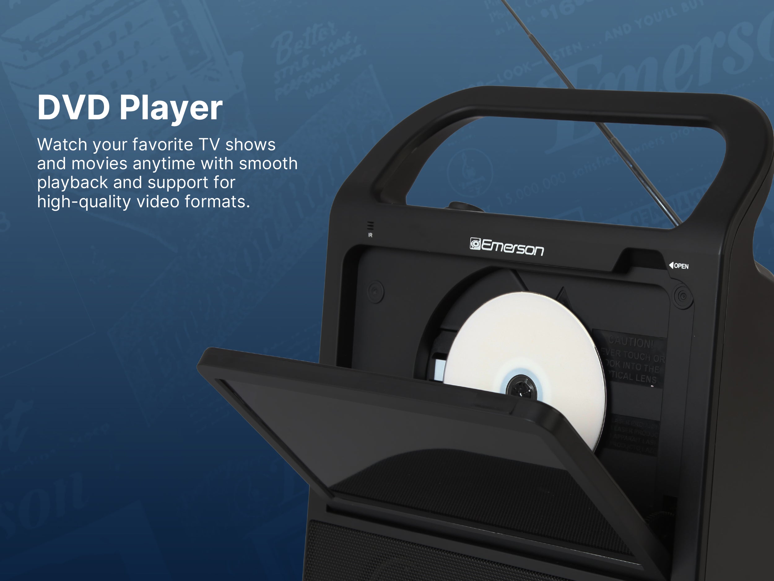 10" Portable TV & DVD Boombox System