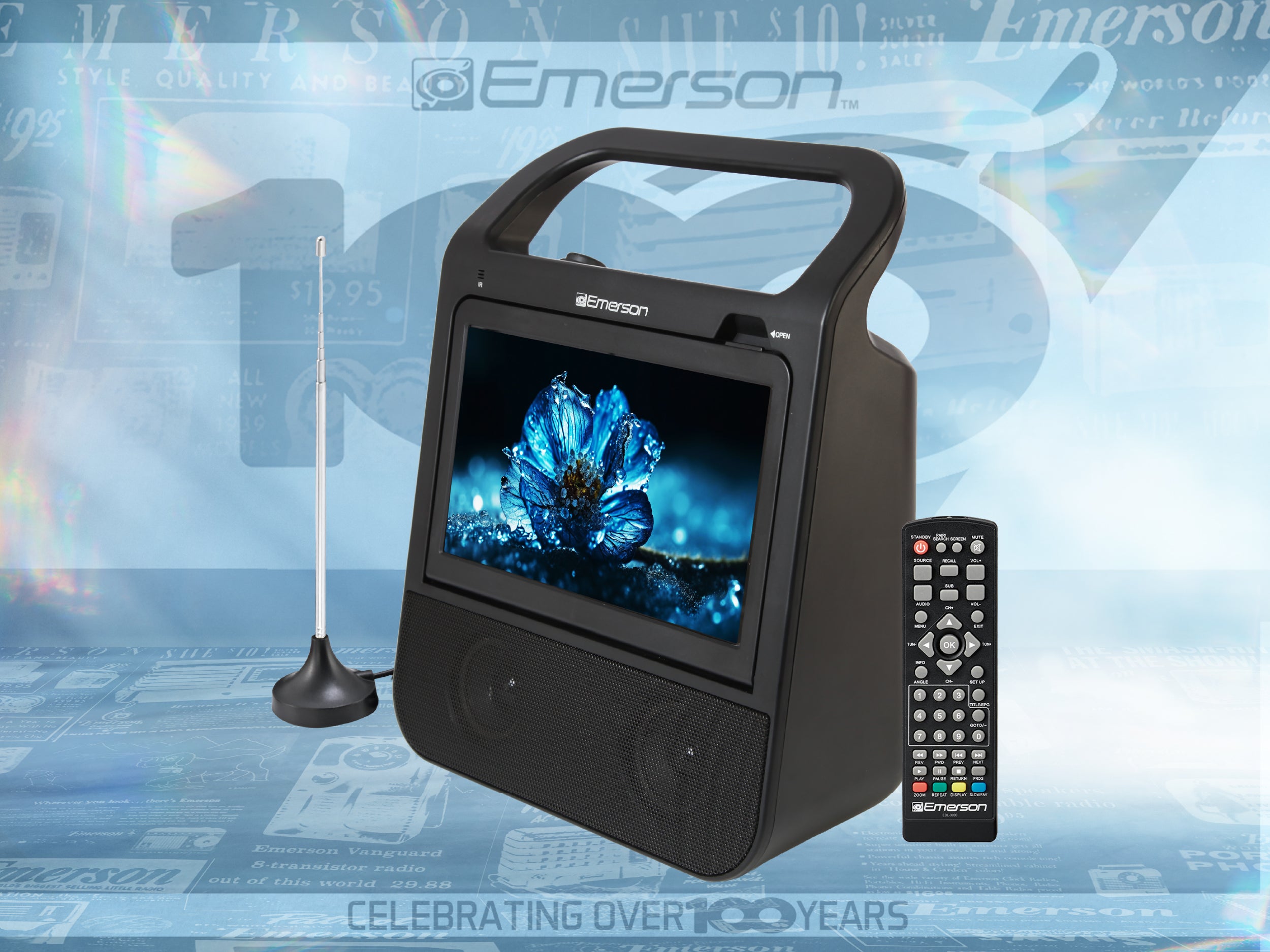 10" Portable TV & DVD Boombox System