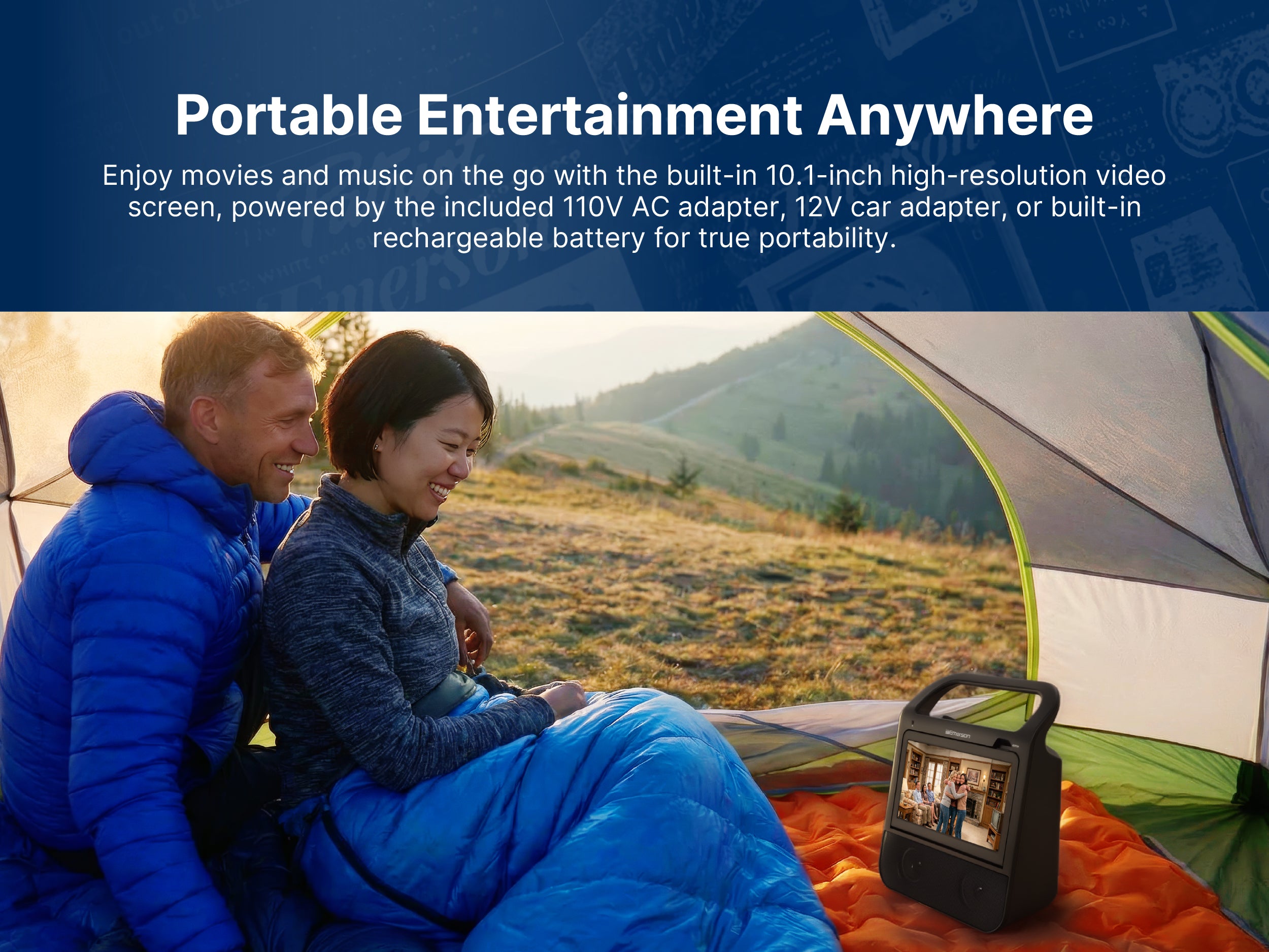 10" Portable TV & DVD Boombox System