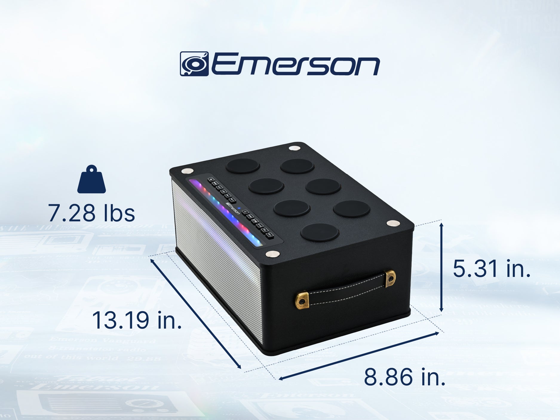 Bluetooth® Party Speaker with Digital Drum Function