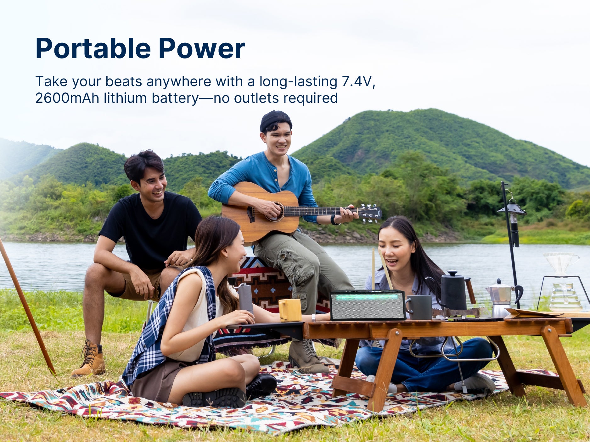 Bluetooth® Party Speaker with Digital Drum Function