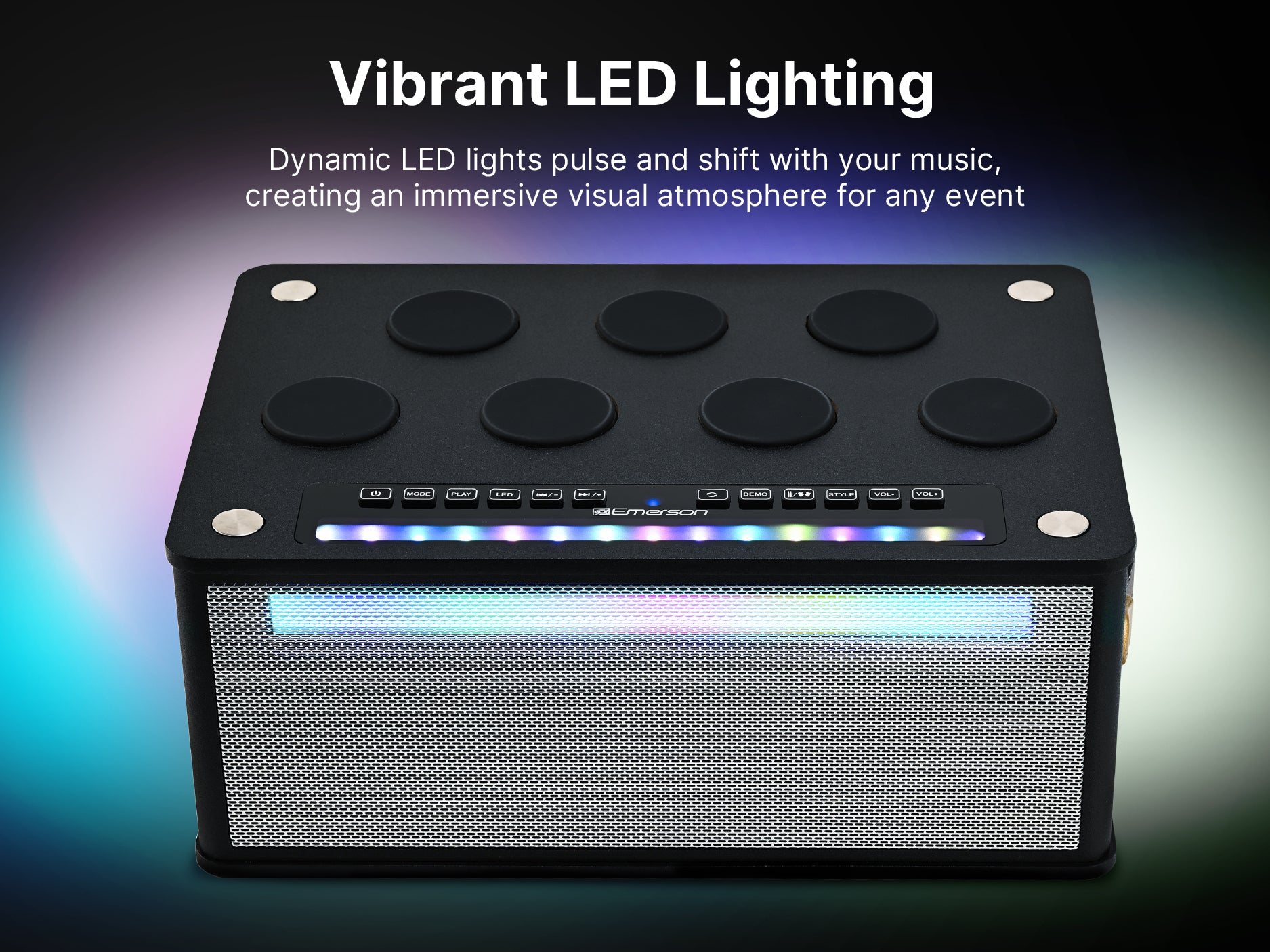 Bluetooth<sup>®</sup> Party Speaker with Digital Drum Function