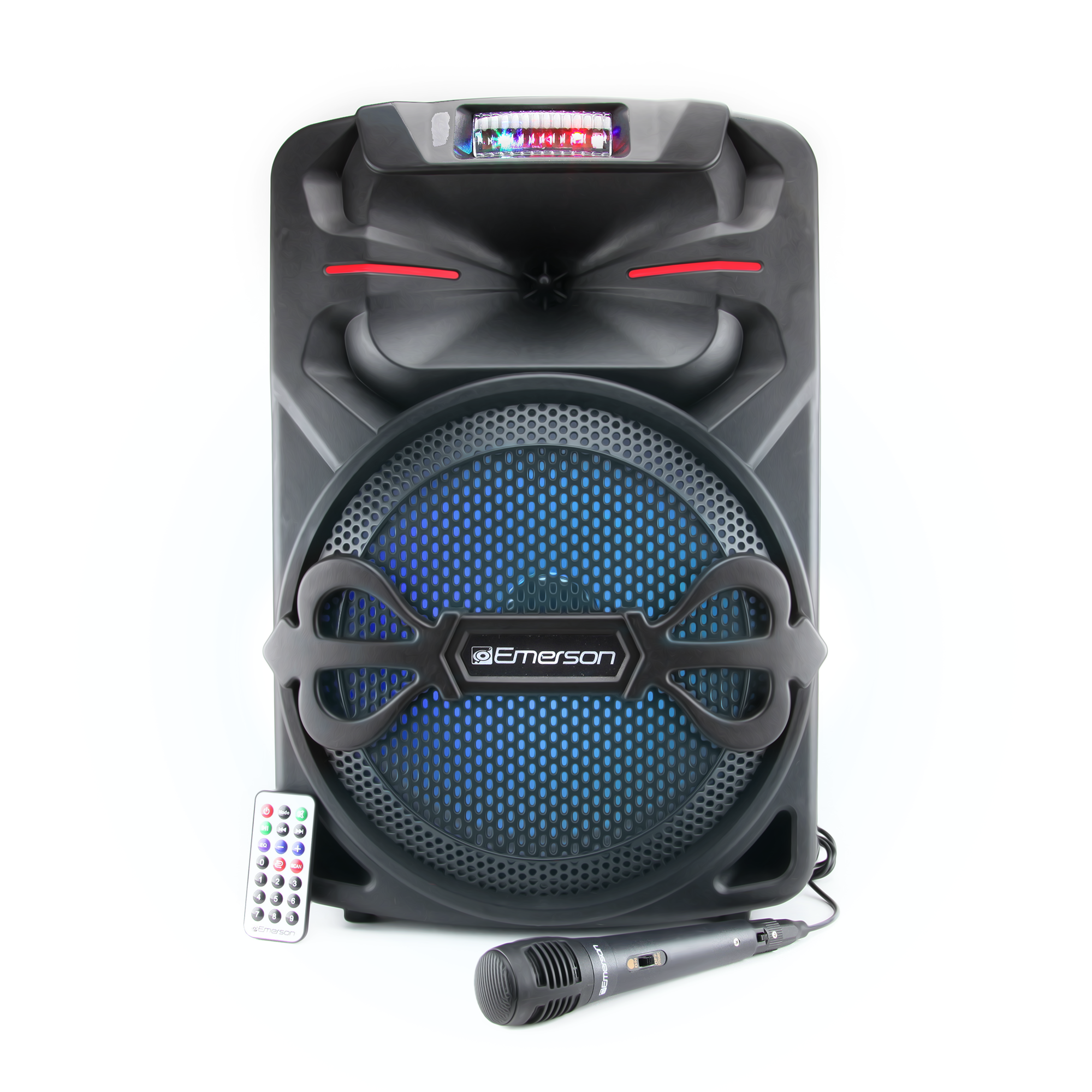 Portable 12" Bluetooth® Party Speaker with Disco Lights