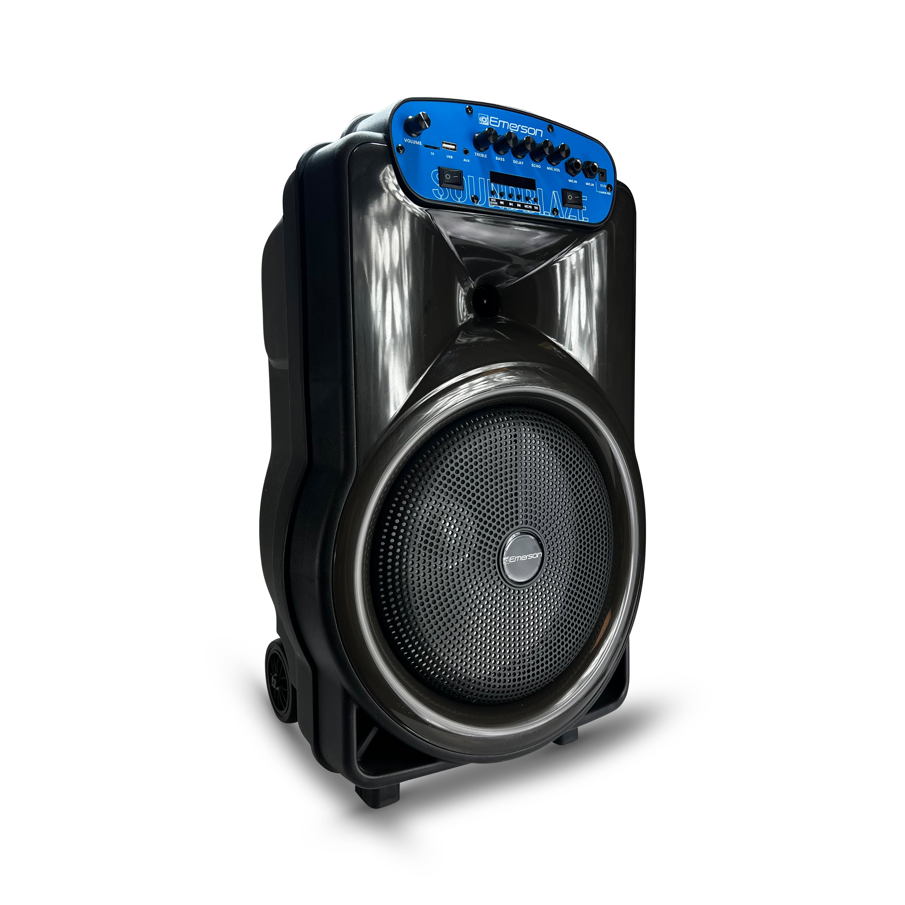 Portable Bluetooth® 12" Party Speaker with Flame Lighting