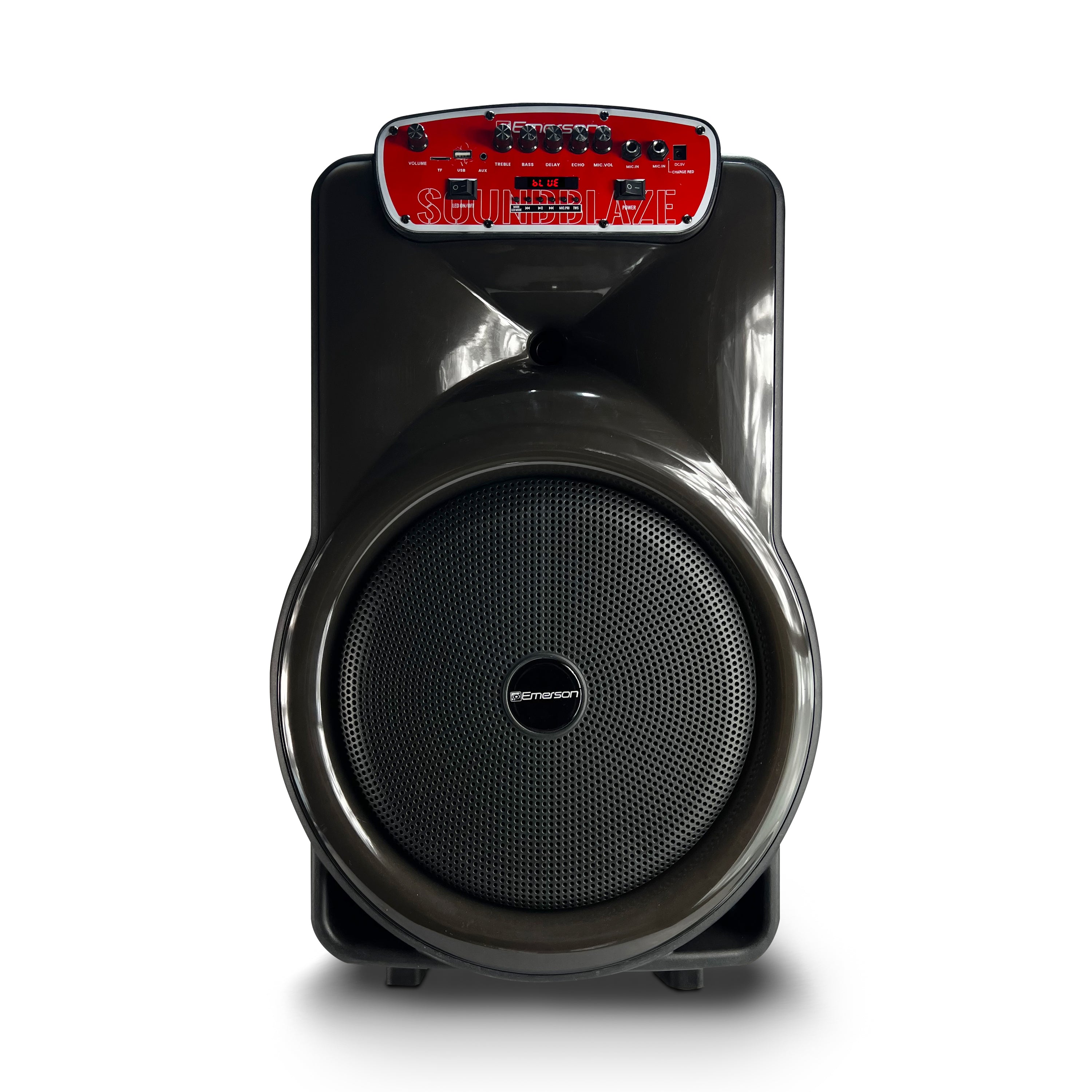 Portable Bluetooth® 15" Party Speaker with Flame Lighting