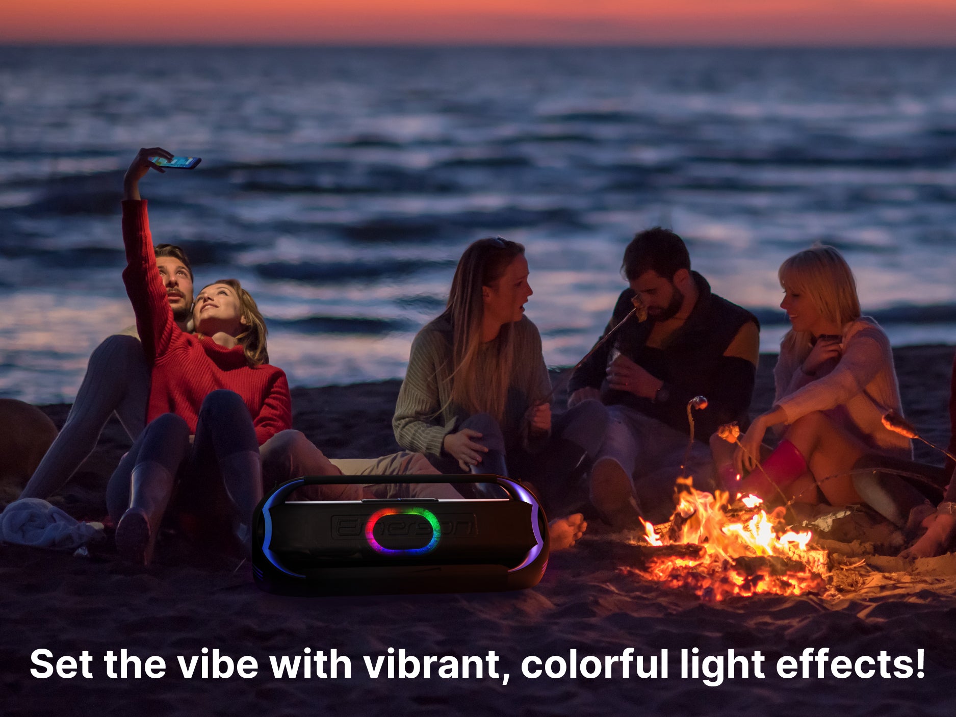 Triad Grip XL Portable Bluetooth® LED Party Speaker