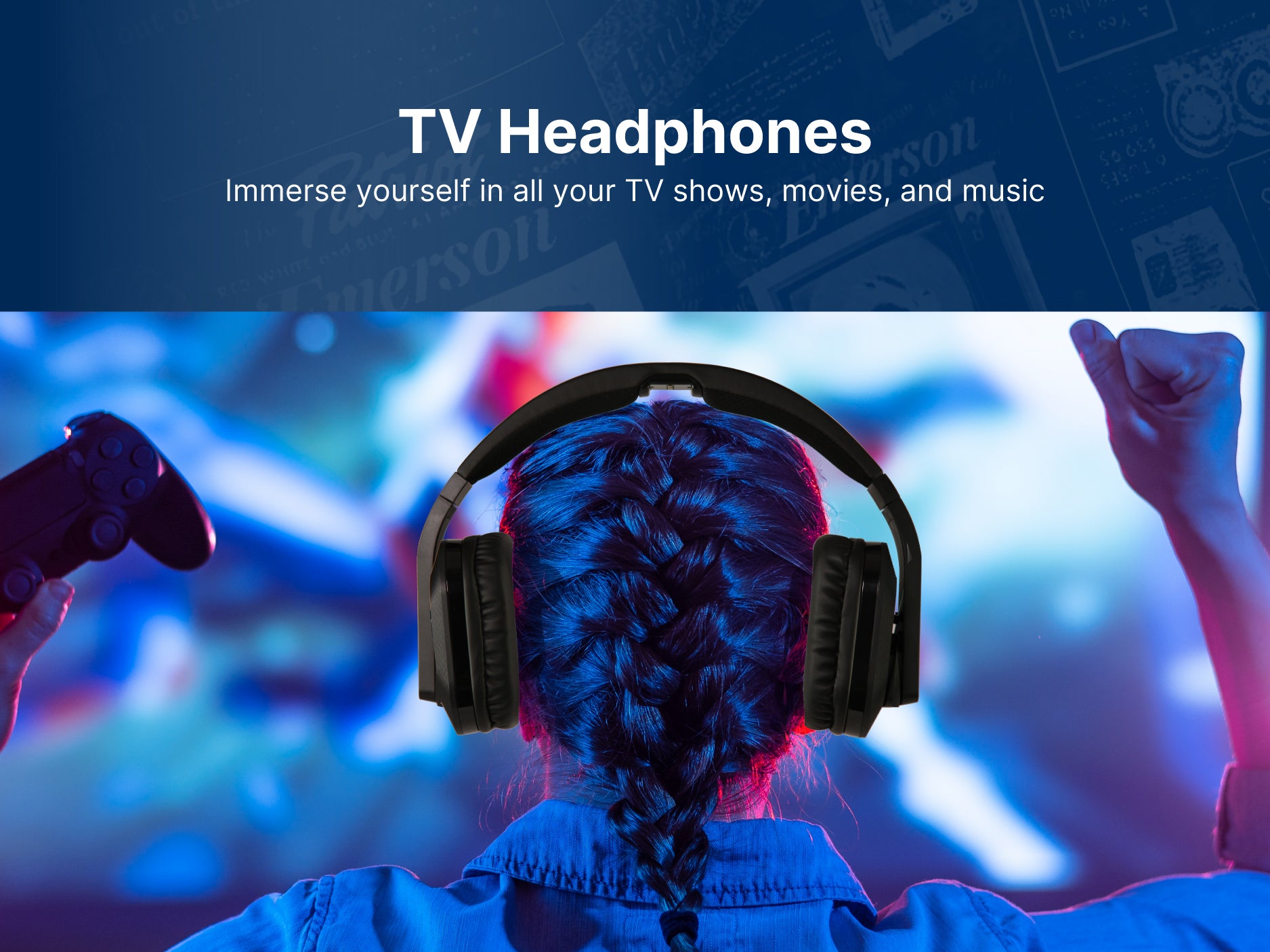 Wireless TV Headphones