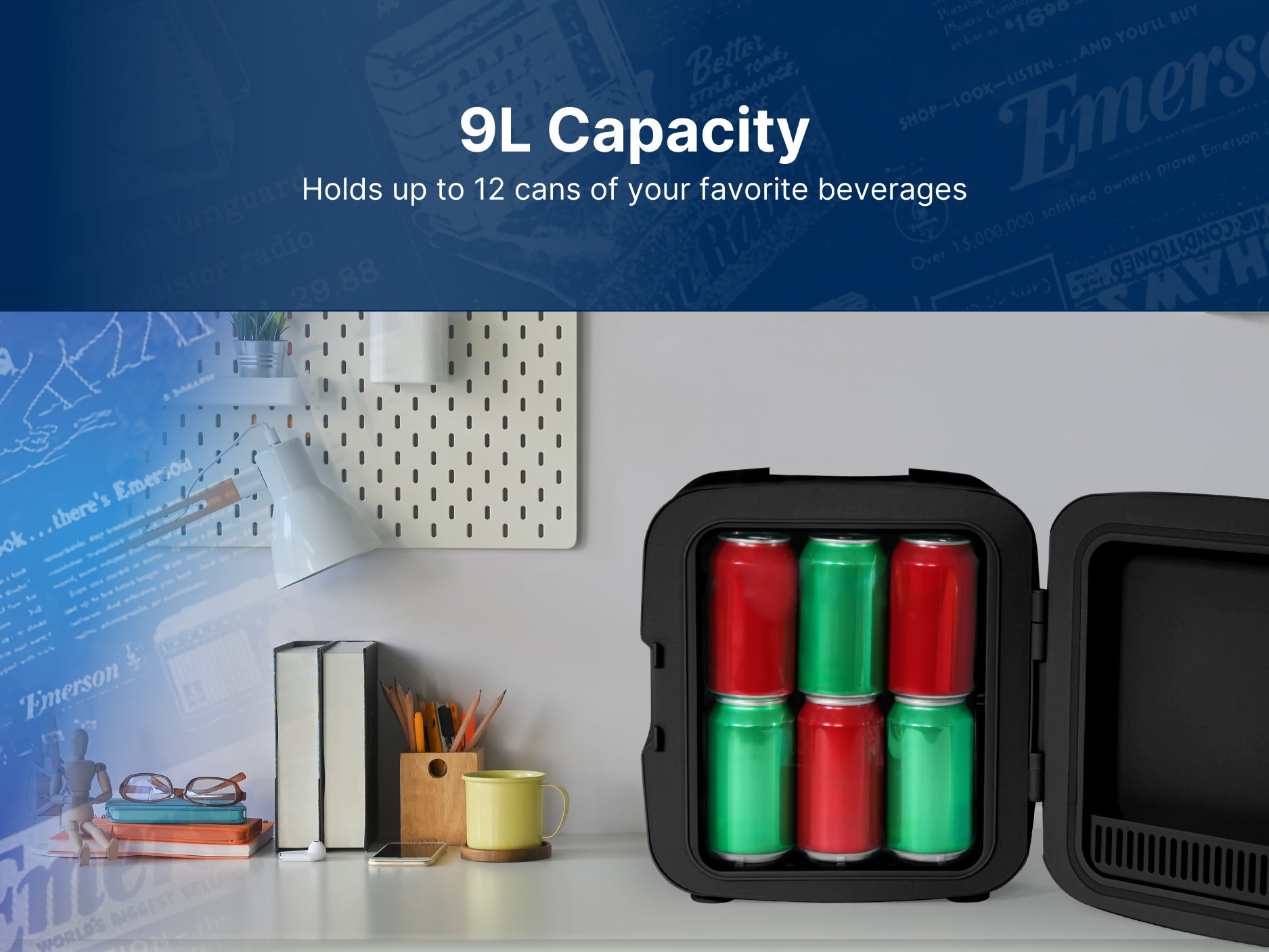 Portable Mini Fridge Cooler XL