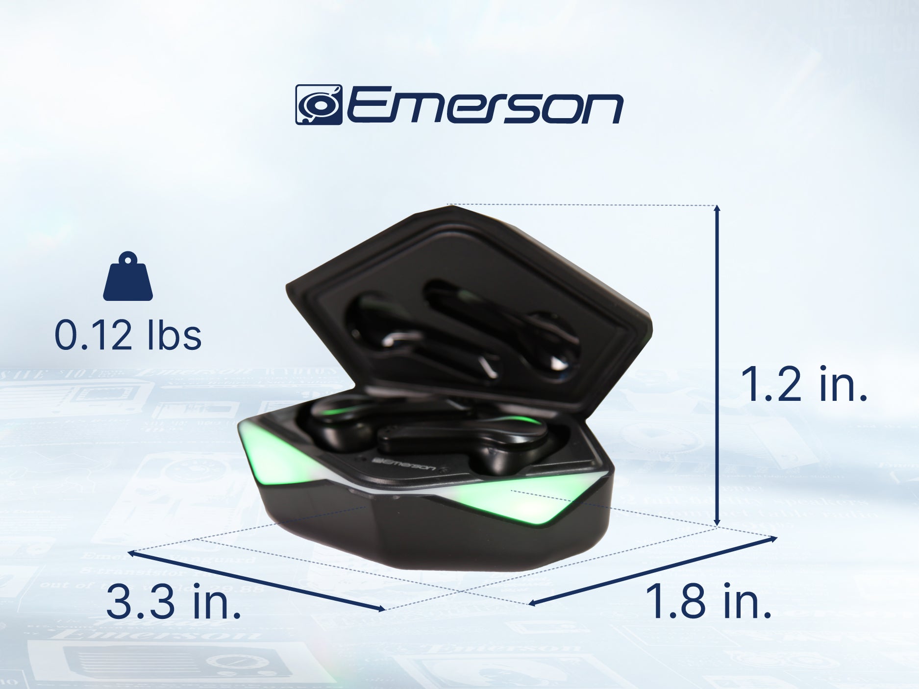 Gaming True Wireless Bluetooth® Earbuds with Charging Case