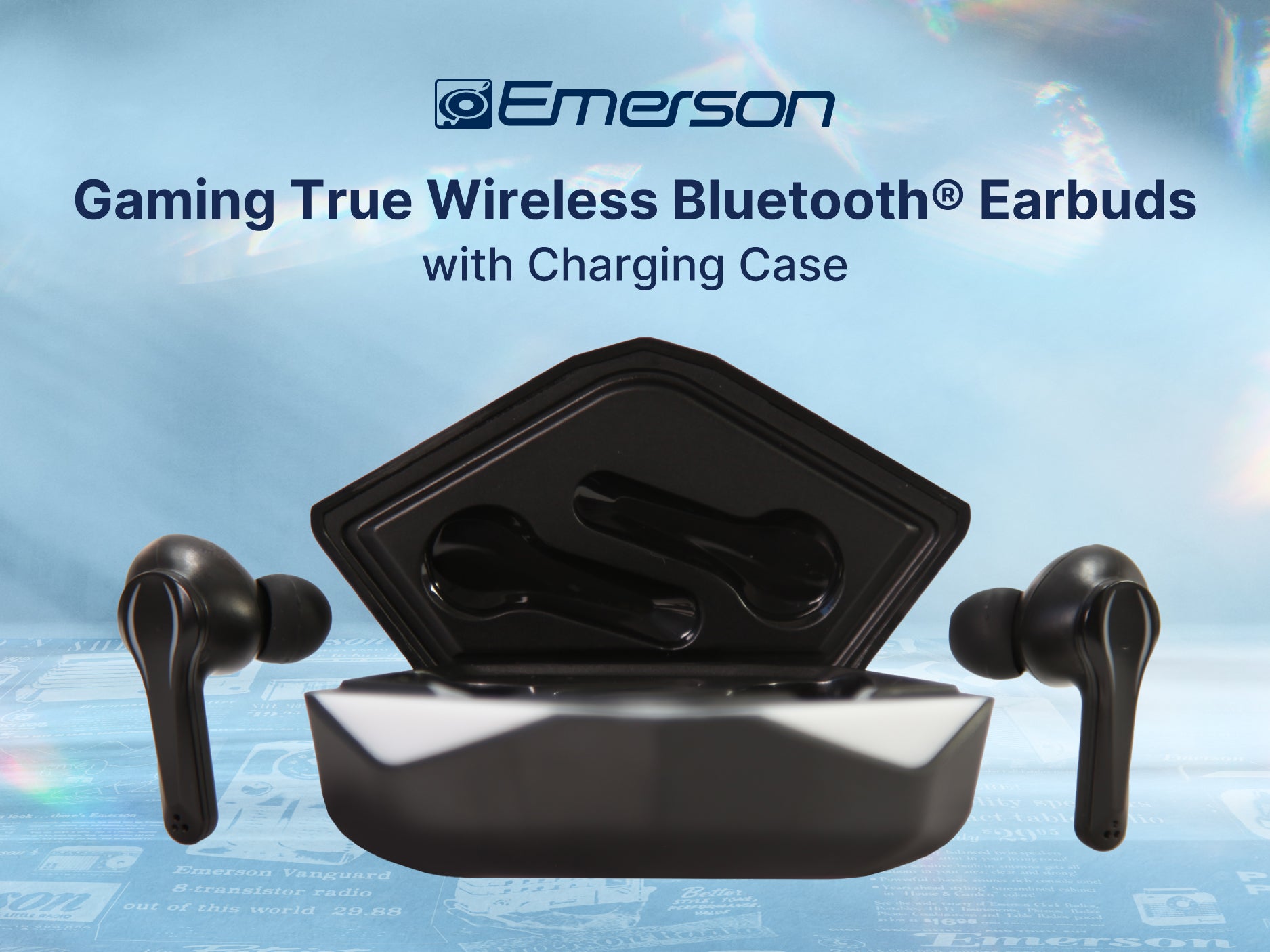 Gaming True Wireless Bluetooth® Earbuds with Charging Case