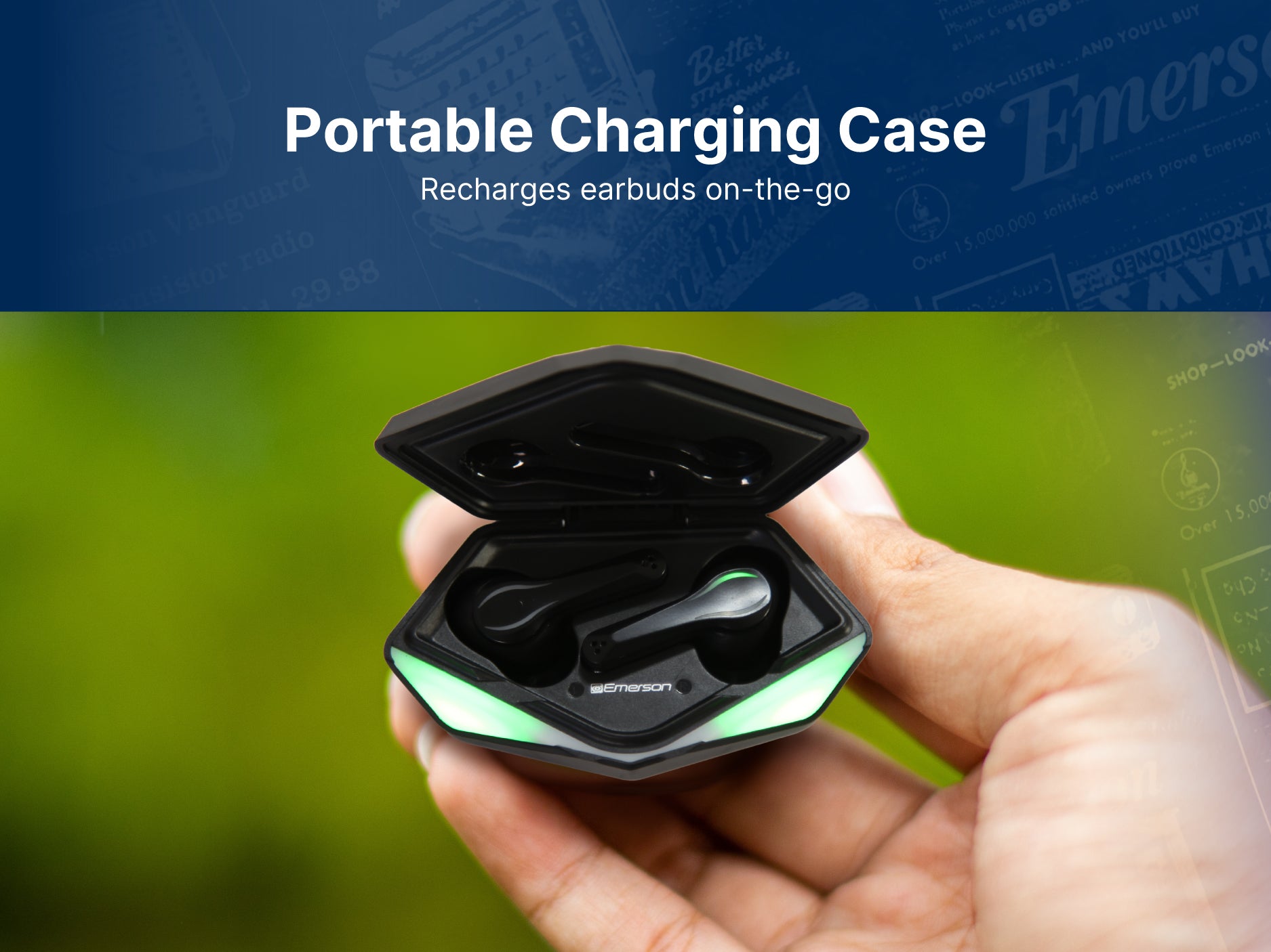 Gaming True Wireless Bluetooth® Earbuds with Charging Case