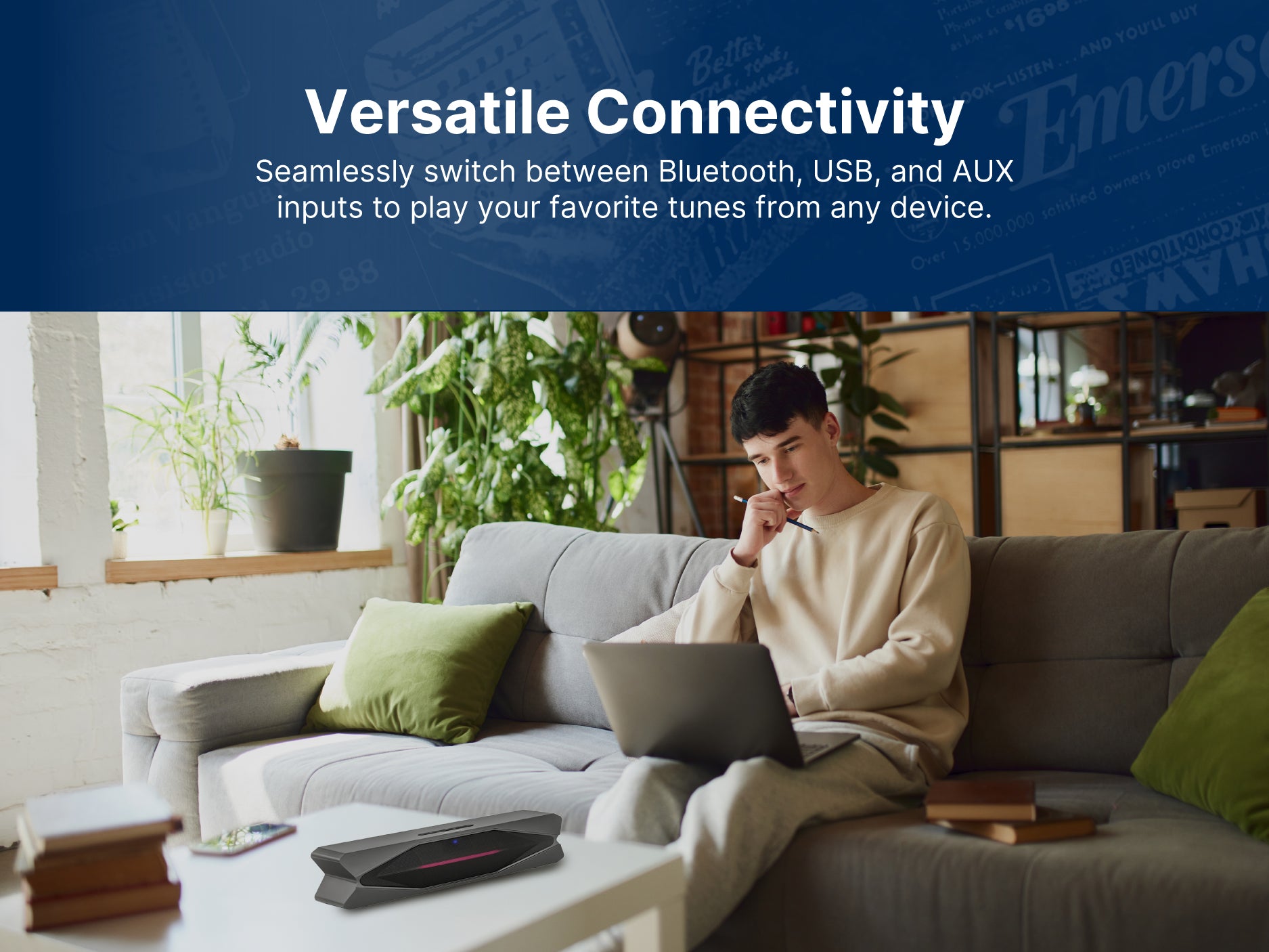Mini Bluetooth®  Soundbar