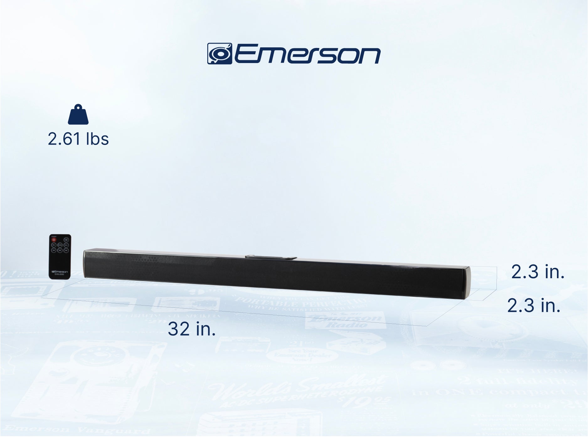32" Bluetooth® Soundbar