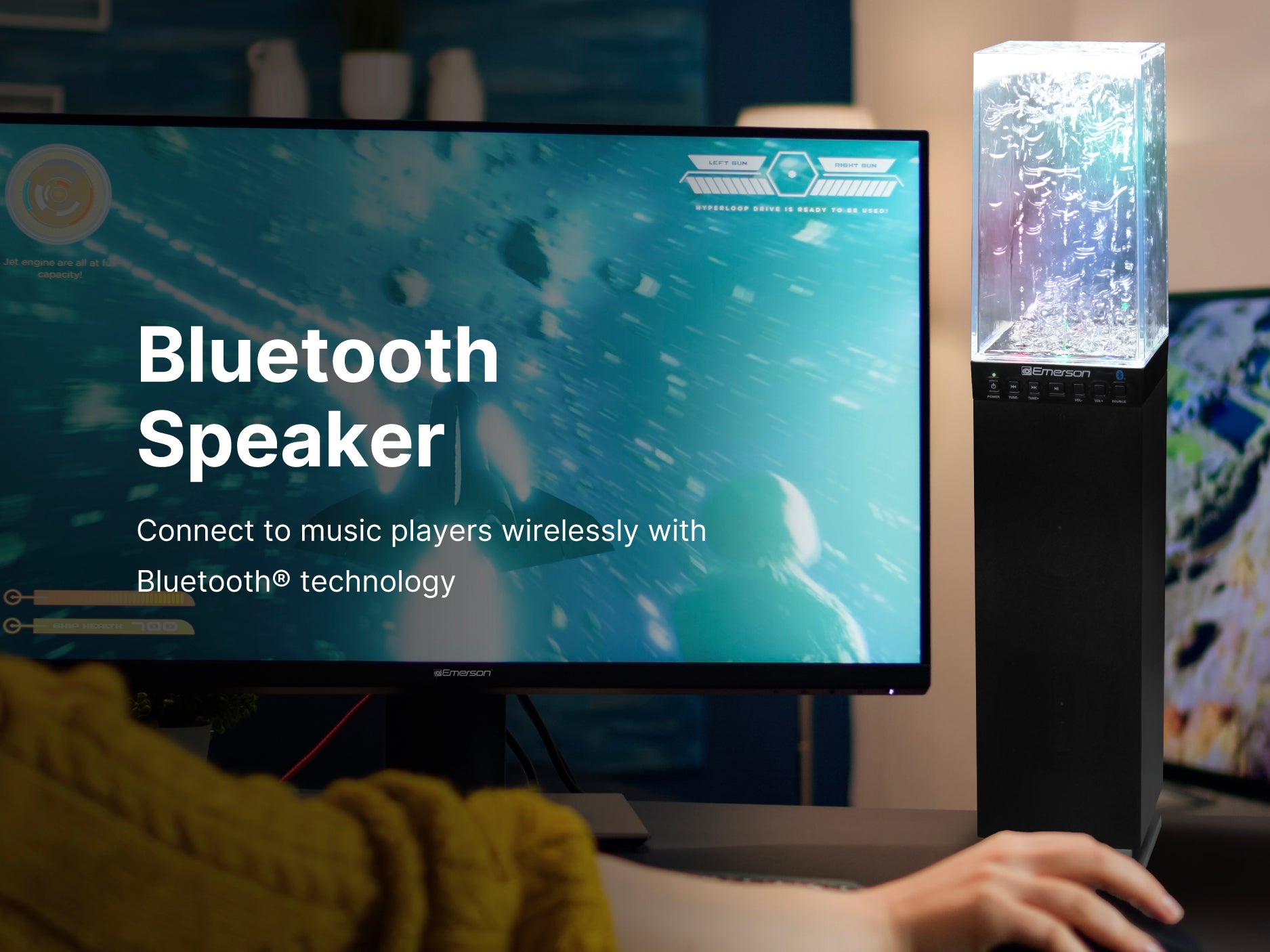 Dancing Water Light Tower Speaker System