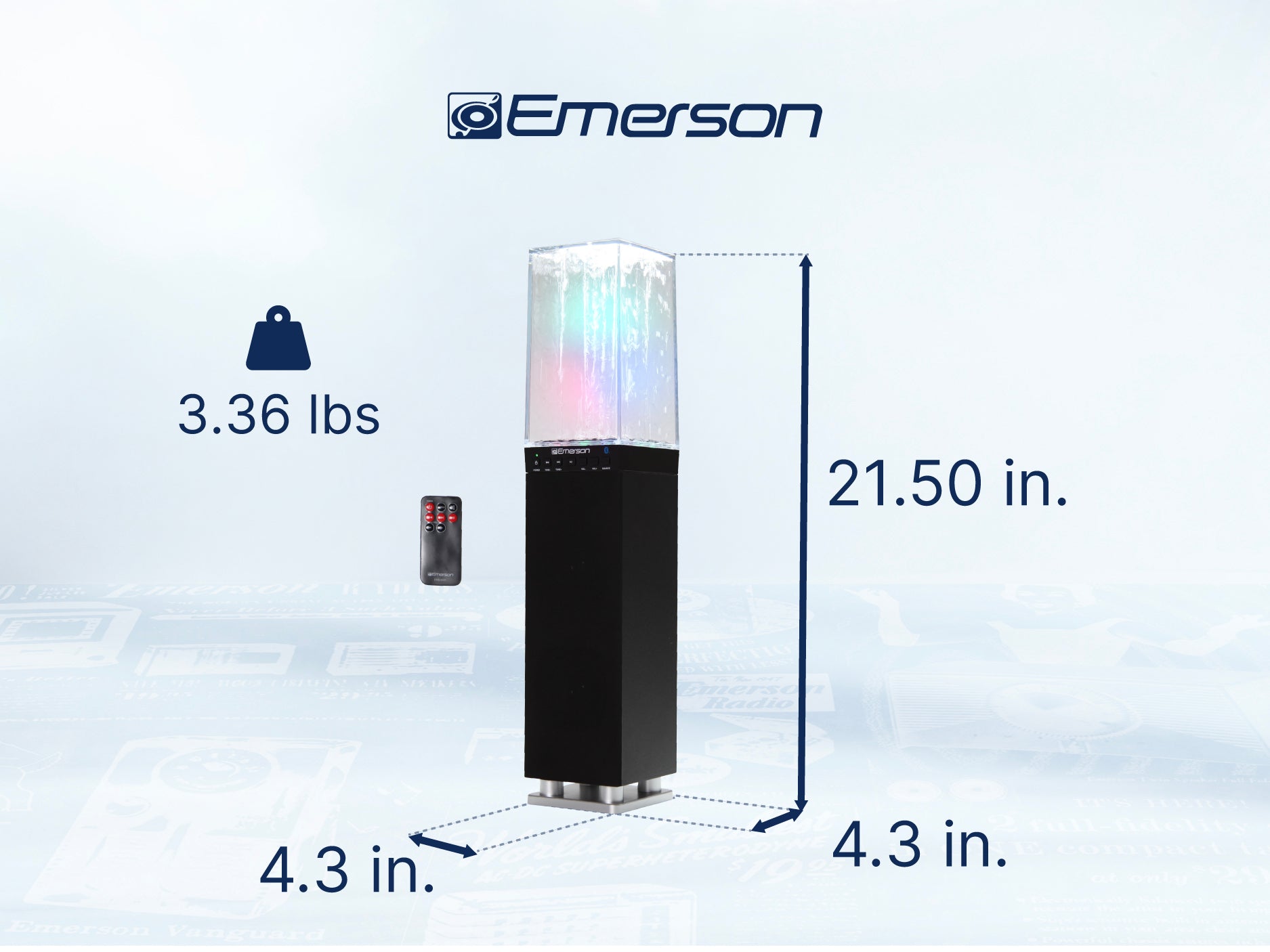 Dancing Water Light Tower Speaker System