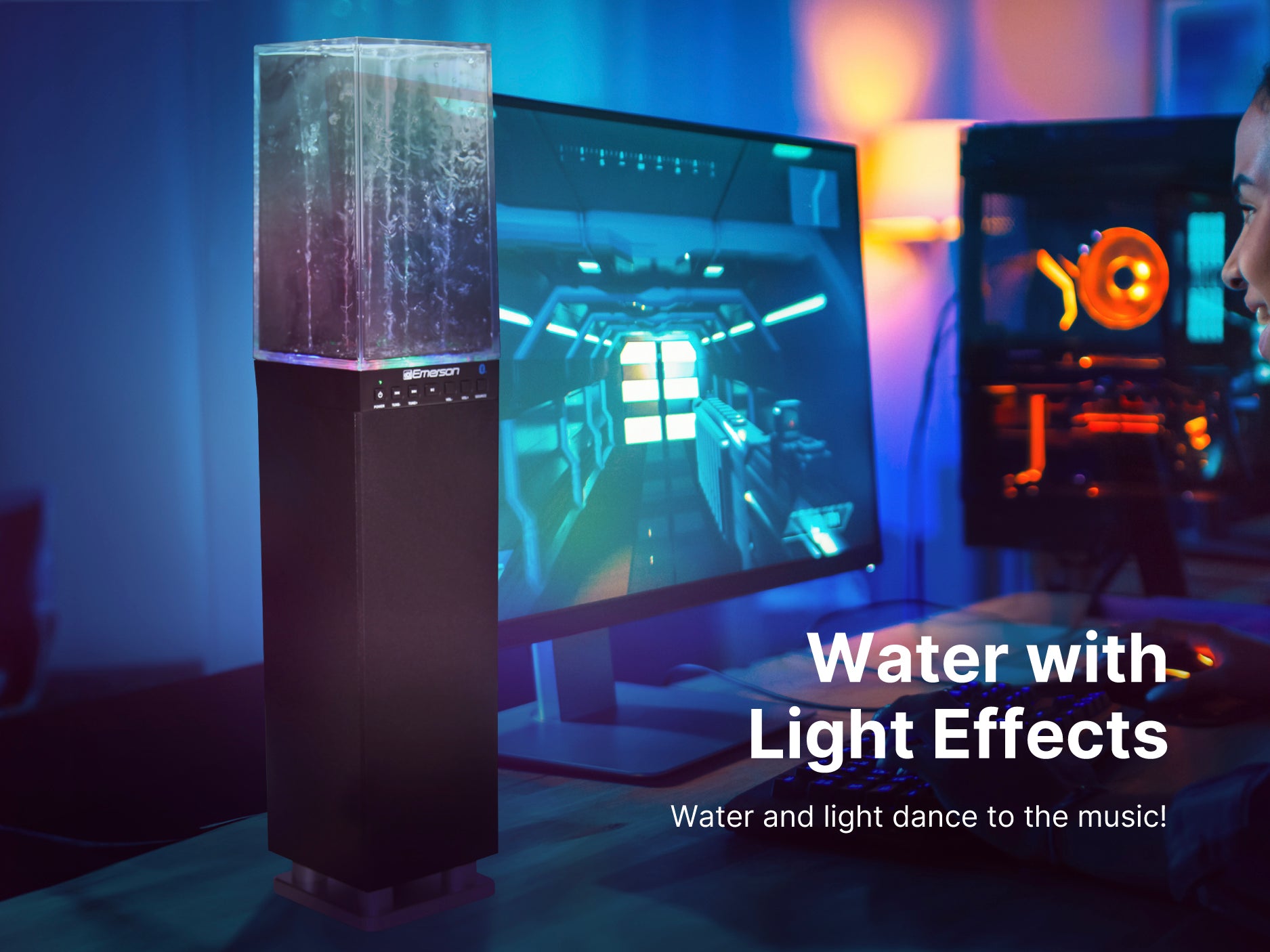 Dancing Water Light Tower Speaker System