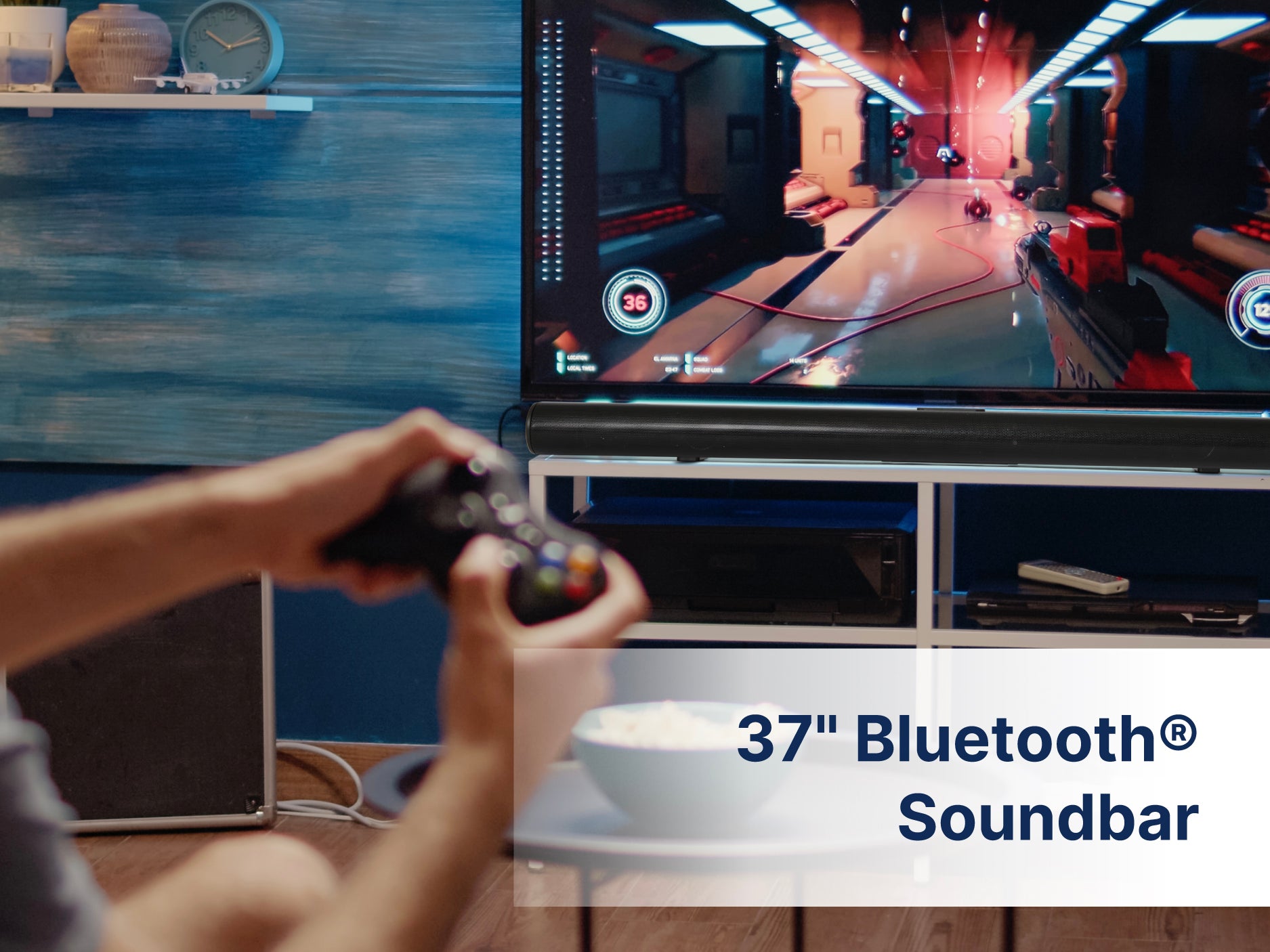 37" Bluetooth<sup>®</sup> Soundbar with Remote Control