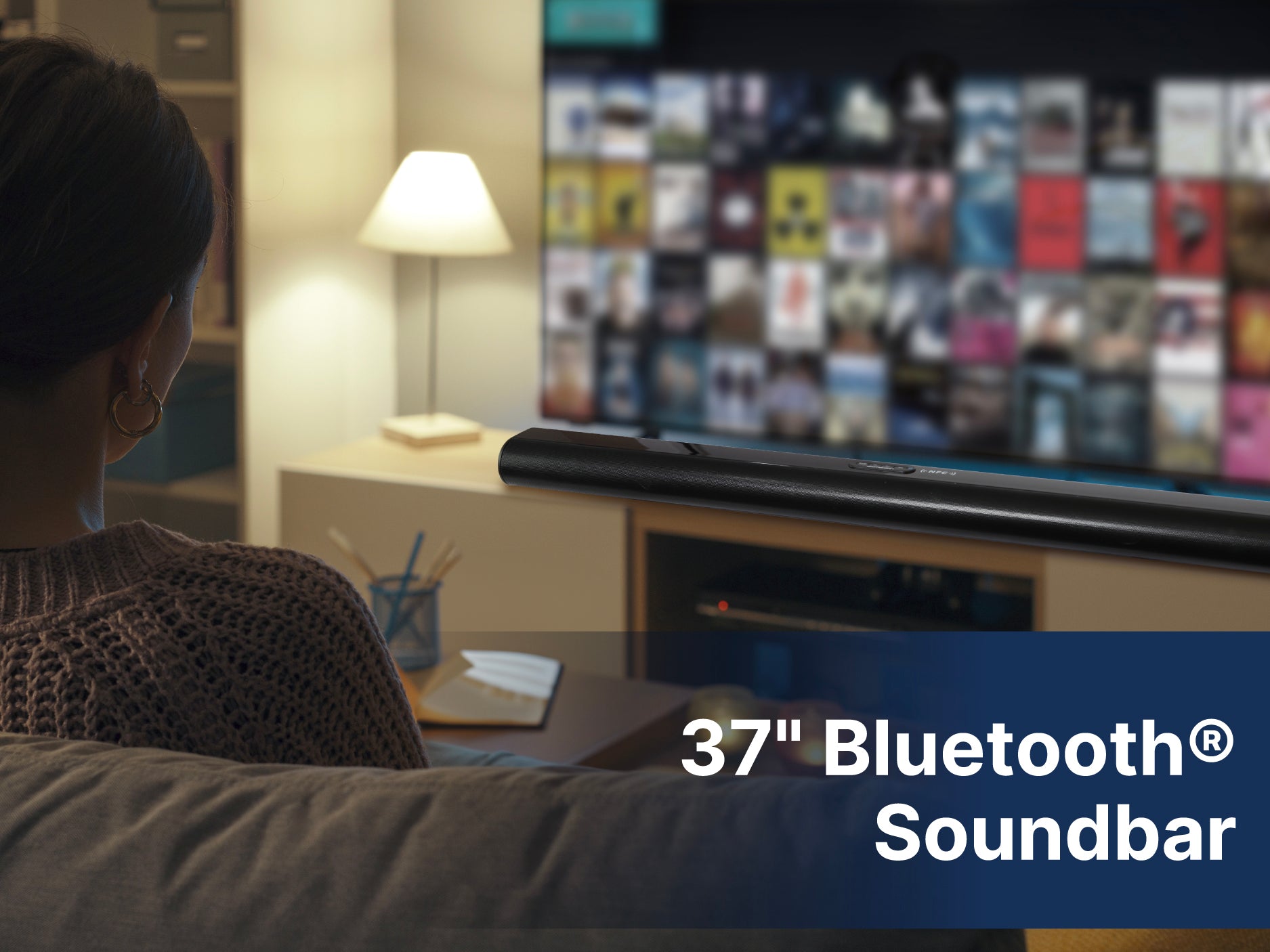 37" Bluetooth<sup>®</sup> Soundbar with Remote Control