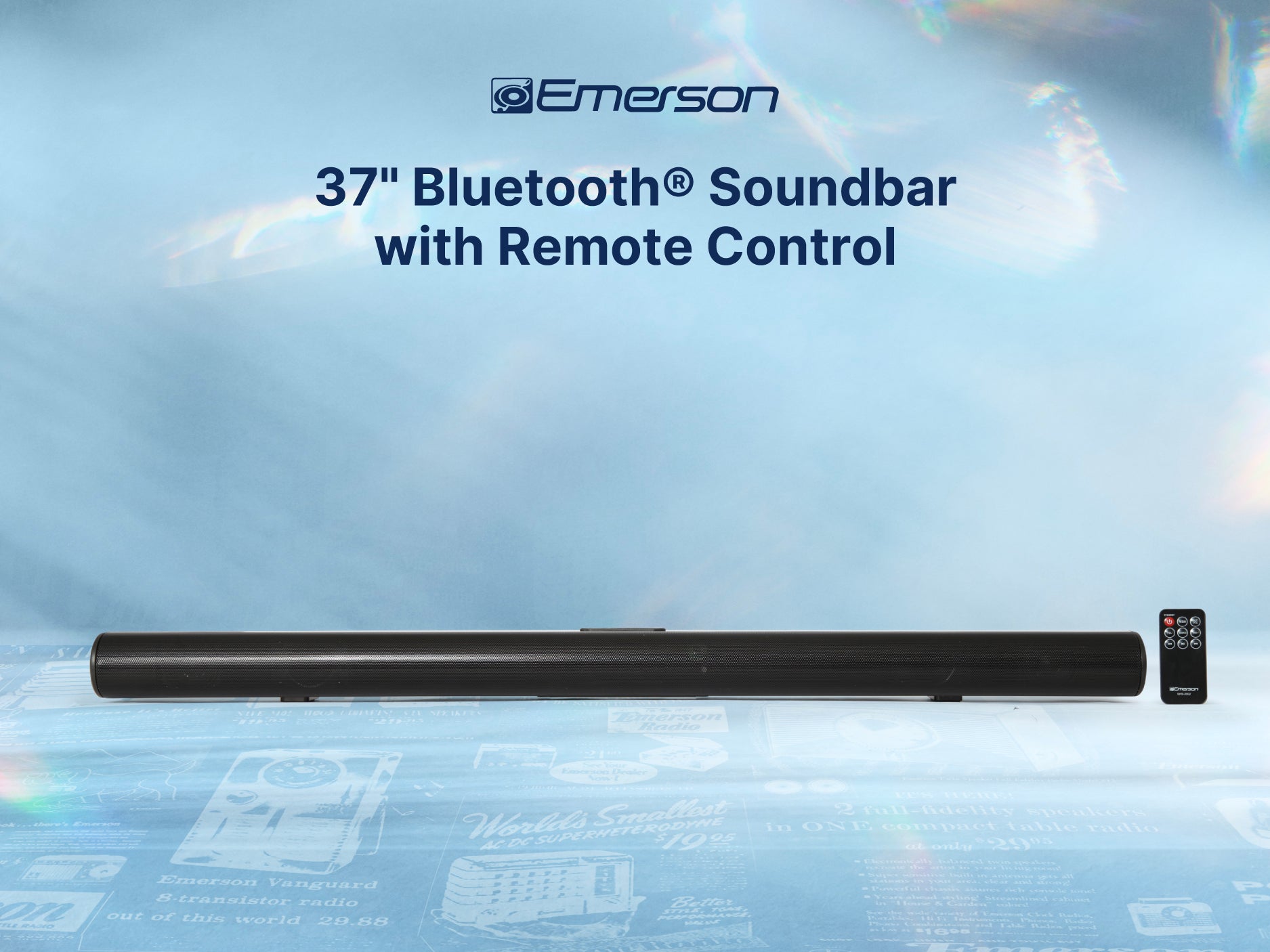 37" Bluetooth<sup>®</sup> Soundbar with Remote Control